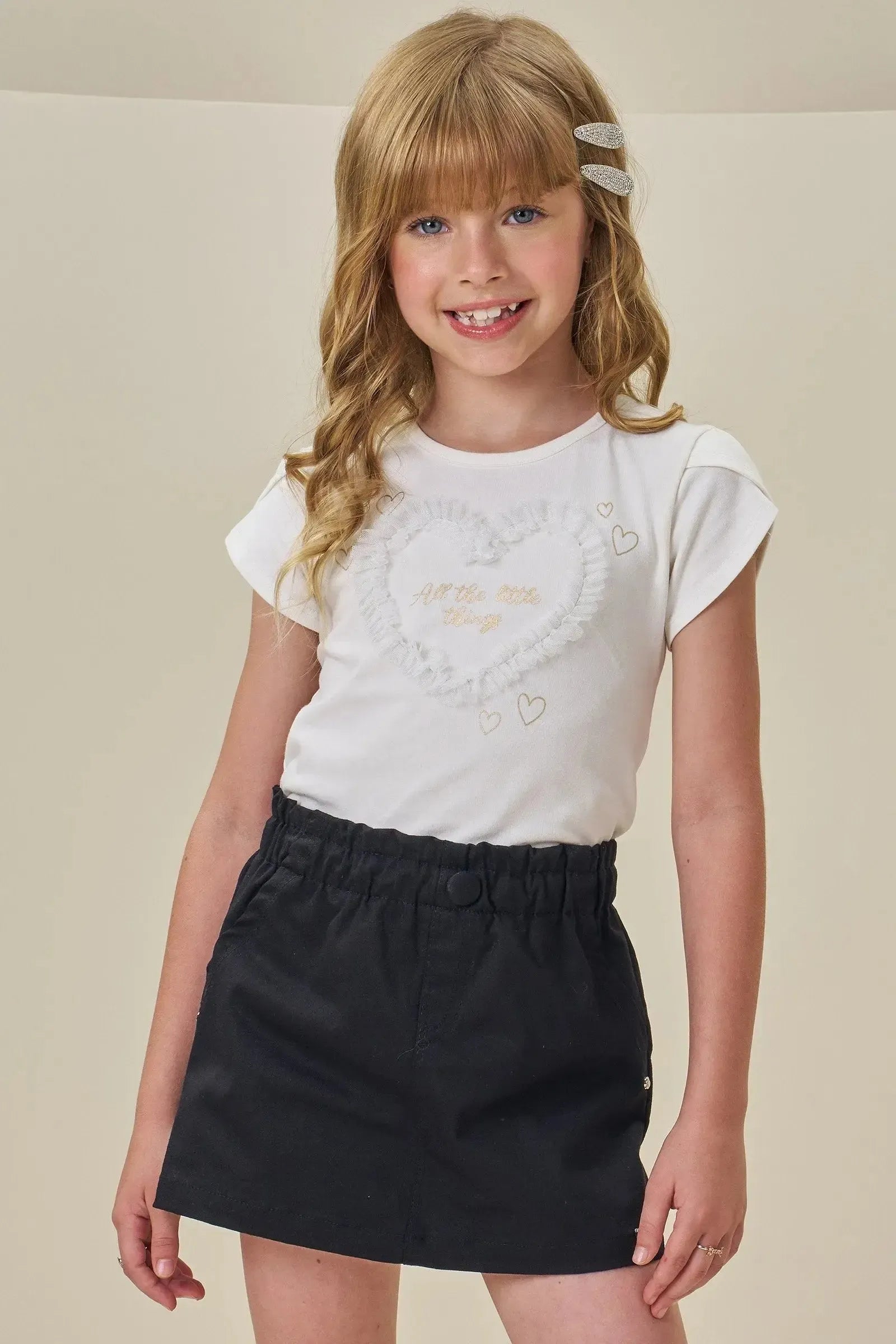 Blusa em Cotton 85292 Infanti Infantil Menina