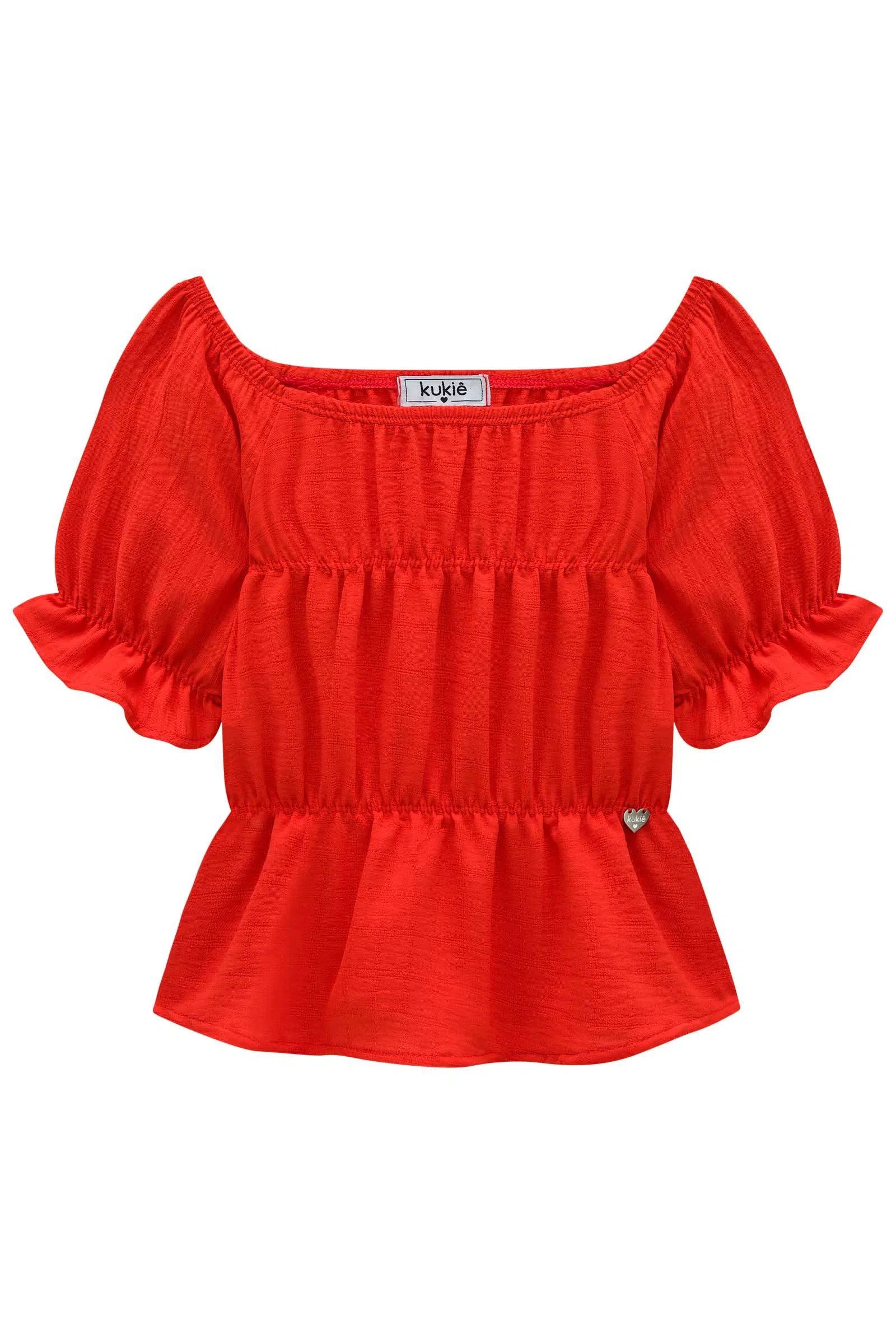 Blusa em Crepe Mônaco 74179 Kukiê