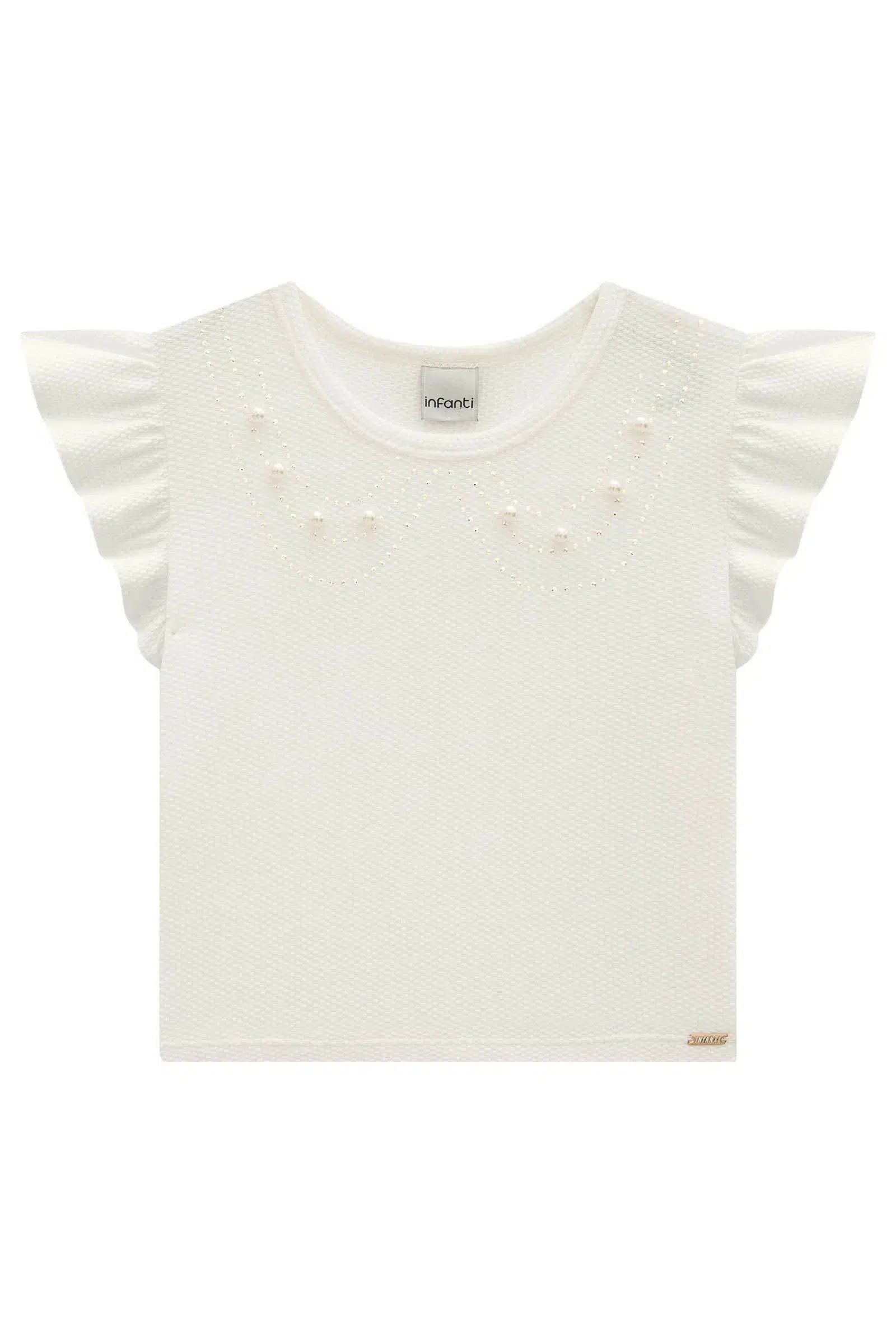 Blusa Infantil em Malha Bee 82185 Infanti