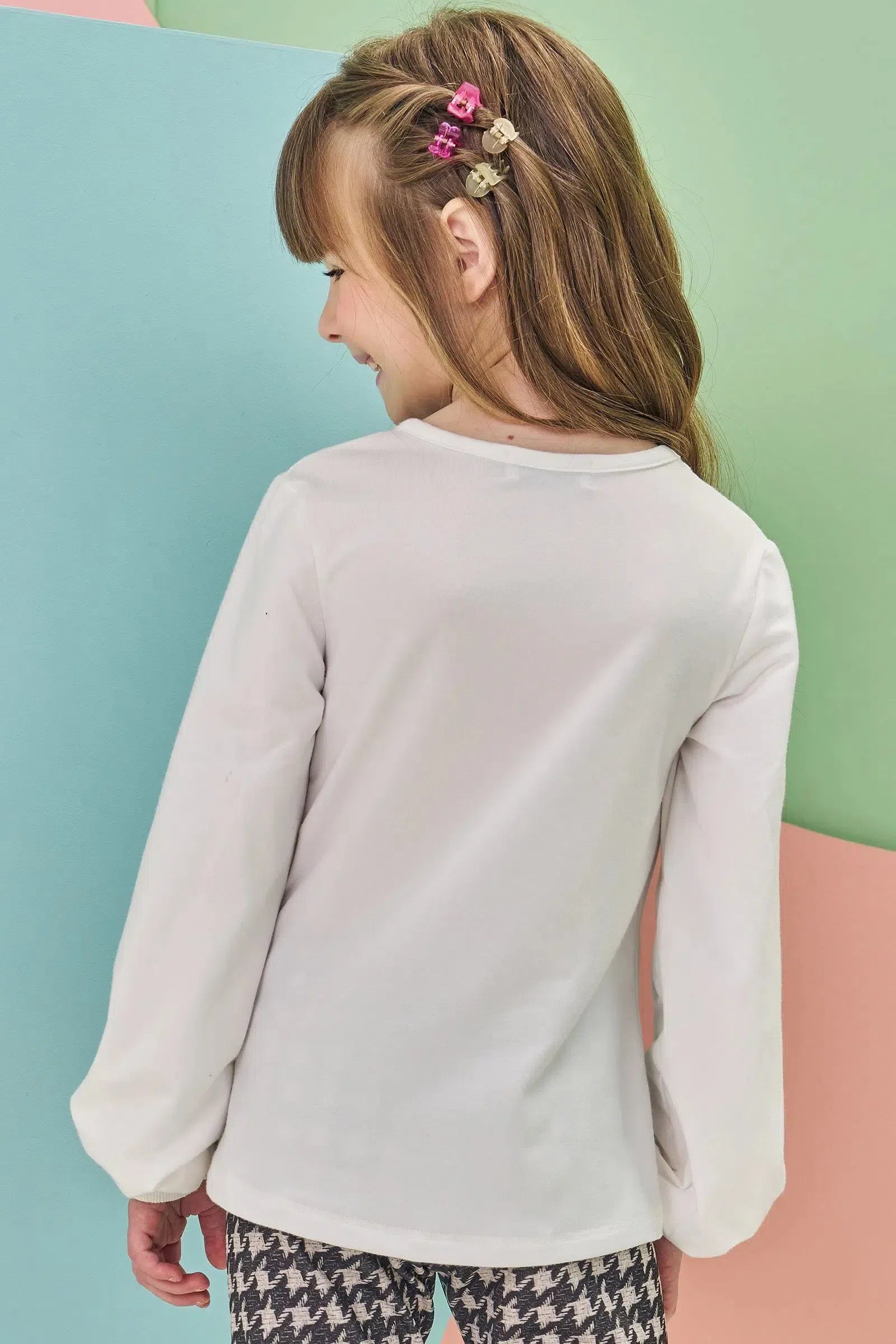 Blusa em Malha Comfy 79746 Kukiê Infantil Menina