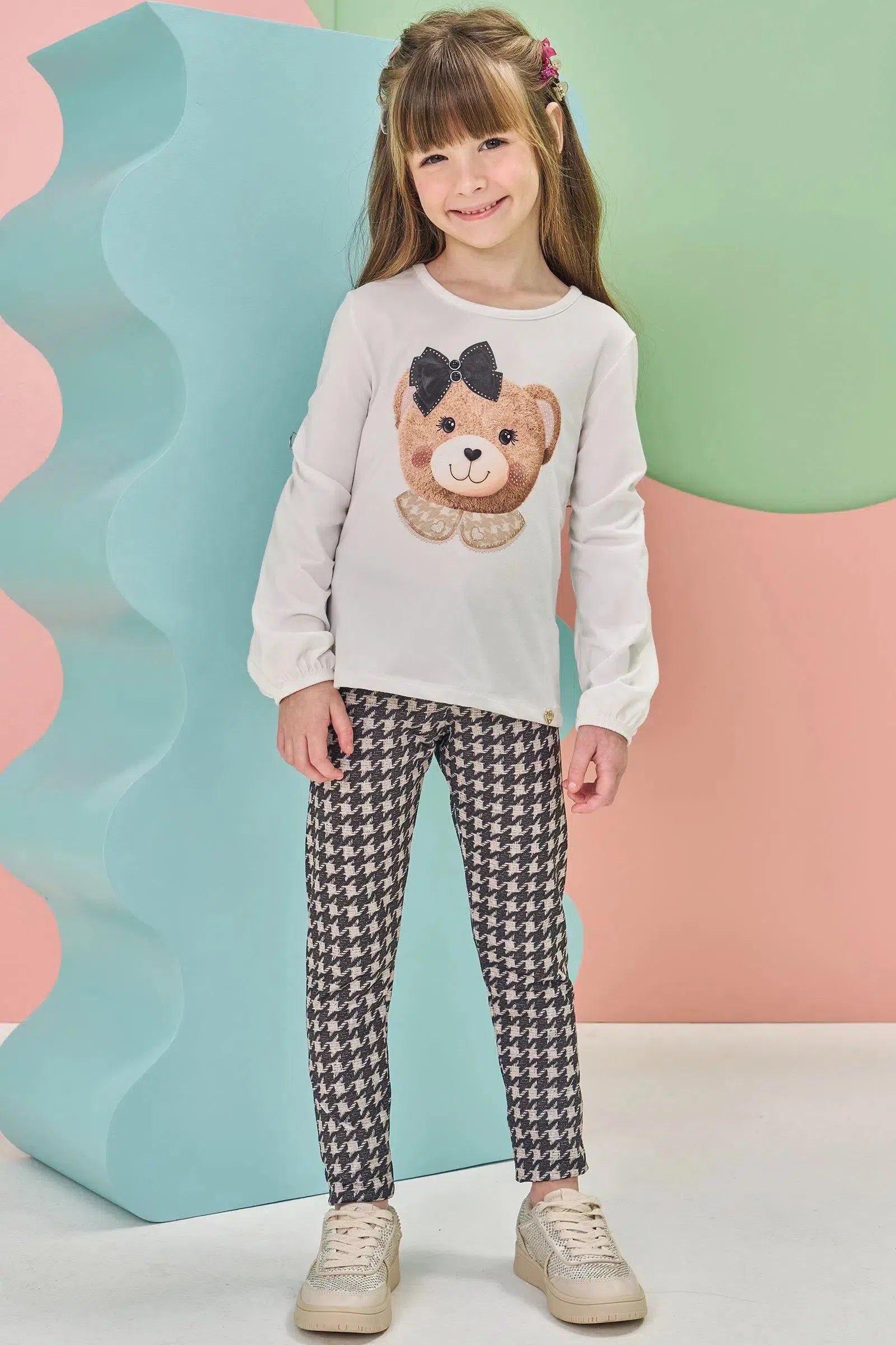 Blusa em Malha Comfy 79746 Kukiê Infantil Menina