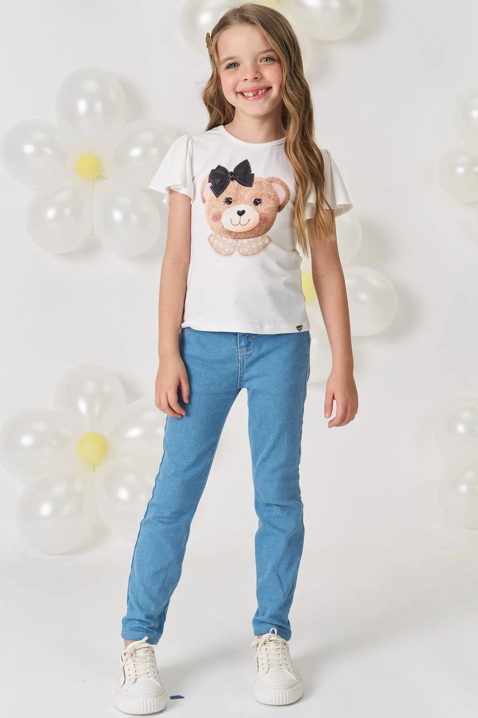 Blusa Infantil Menina em Malha Comfy 82336 Kukiê