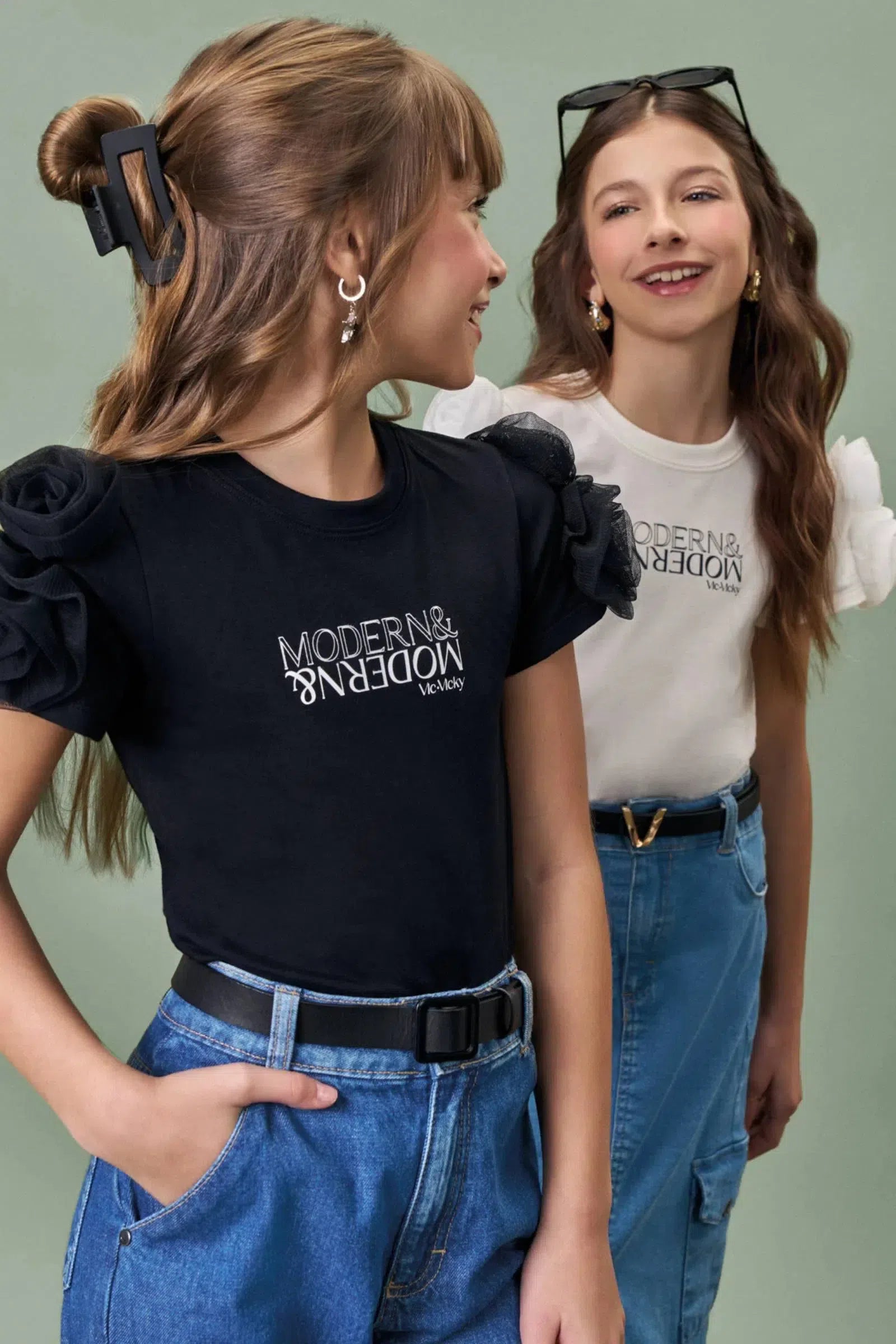 Blusa em Meia Malha 81265 Vic&Vicky Teen Menina