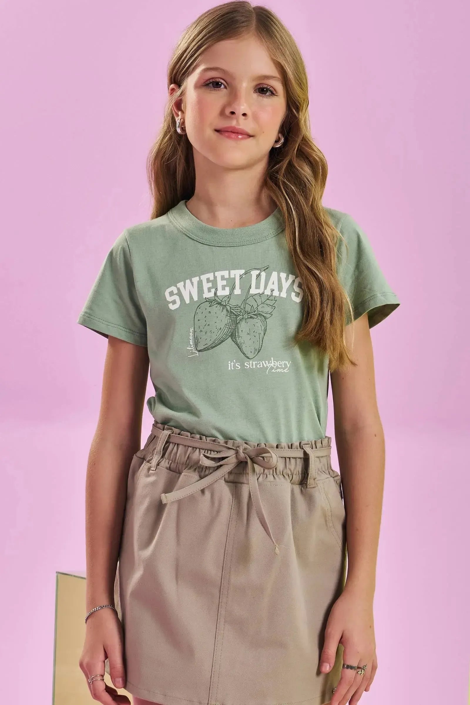 Blusa em Meia Malha 83024 Lilimoon Teen Menina