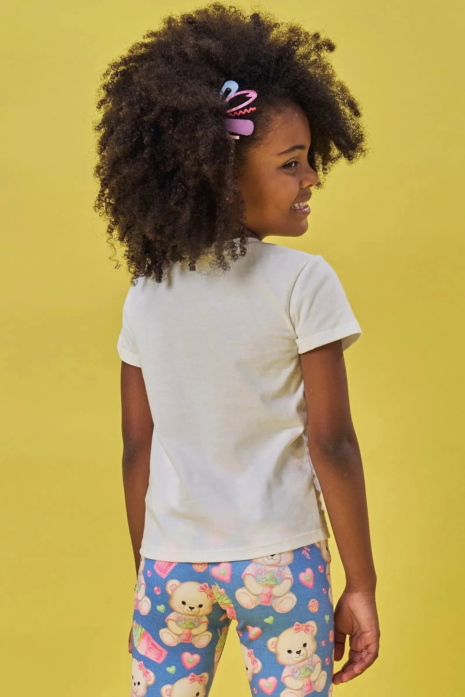Blusa em Meia Malha 83063 Kukiê Infantil Menina