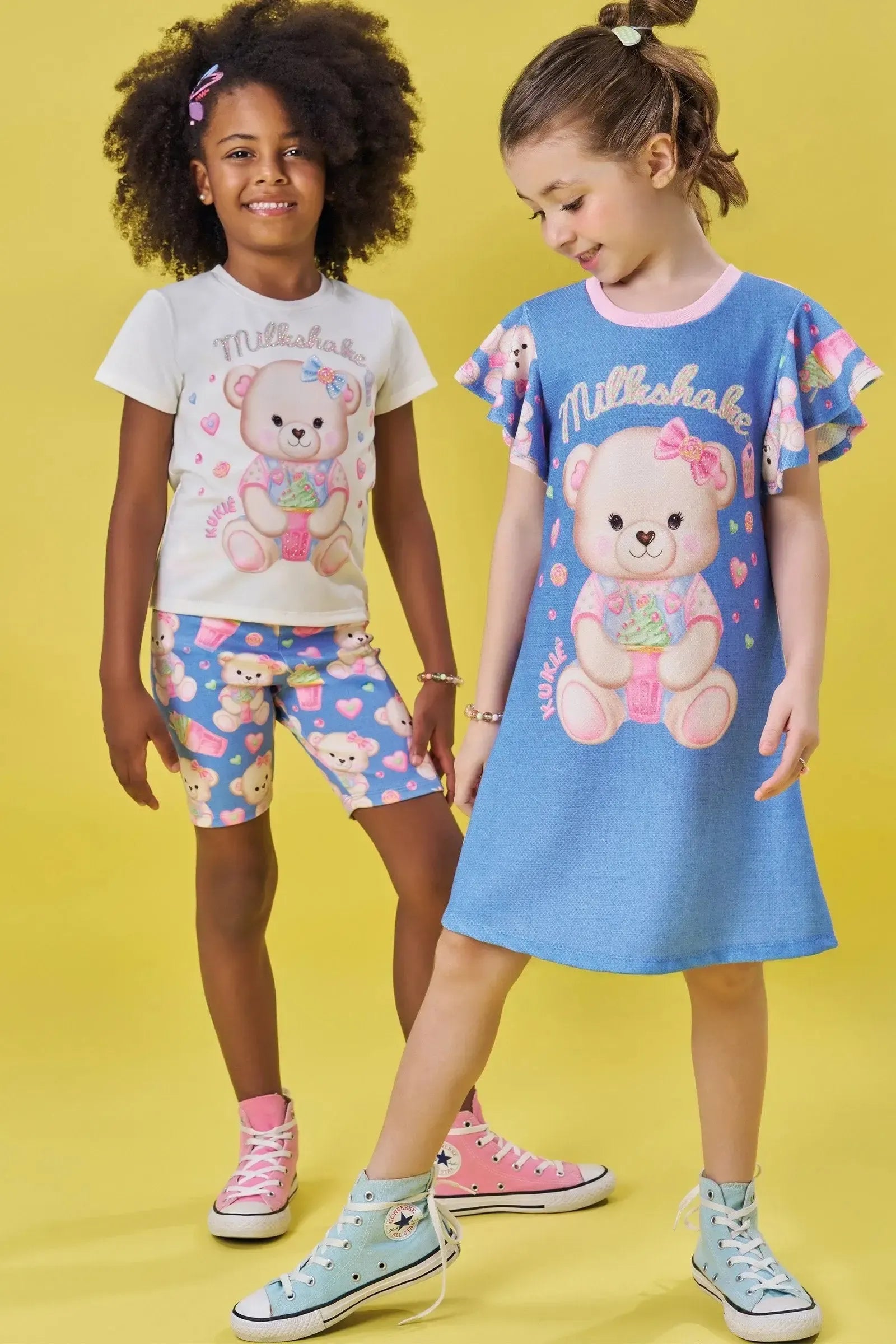 Blusa em Meia Malha 83063 Kukiê Infantil Menina