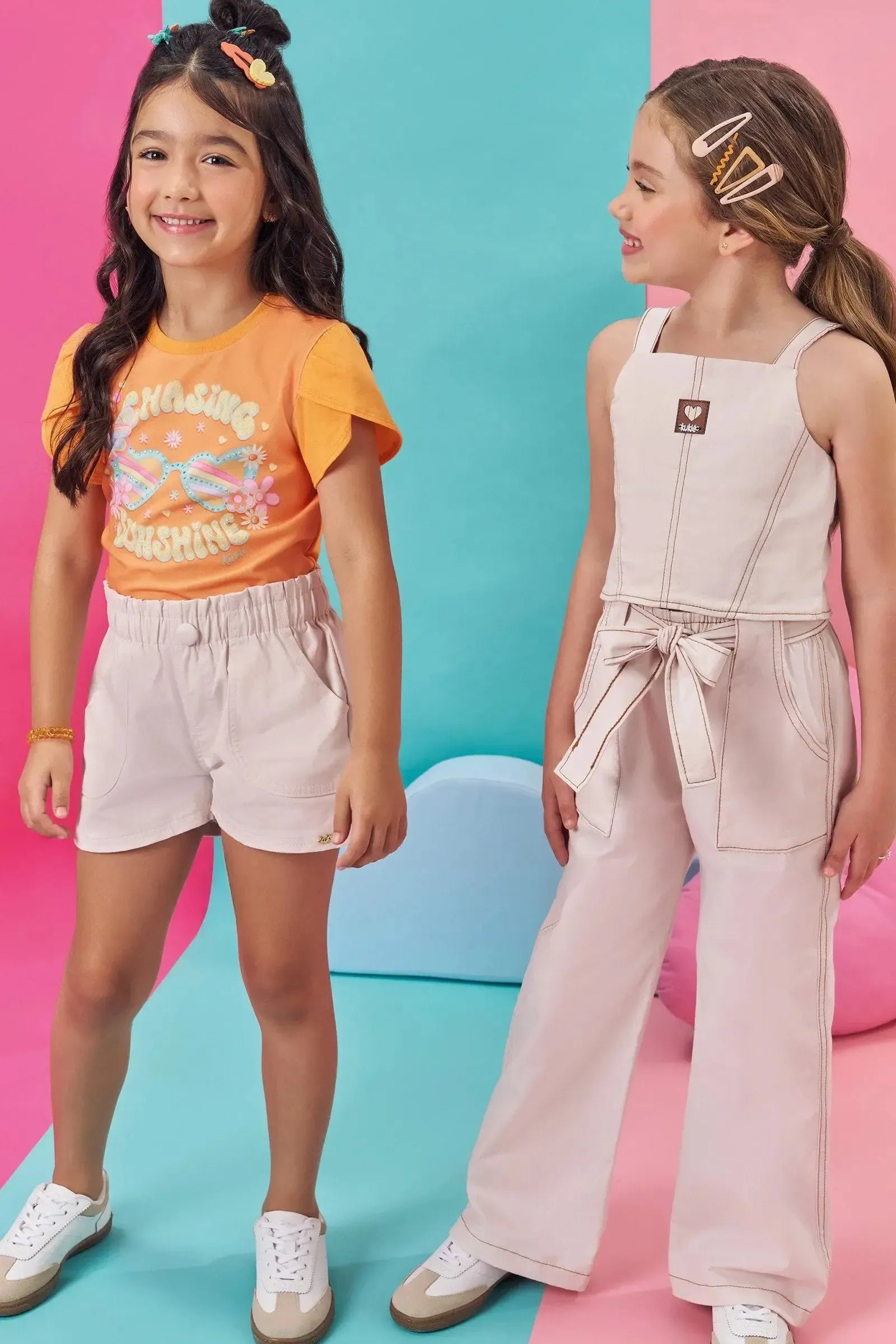 Blusa em Meia Malha 83228 Kukiê Infantil Menina