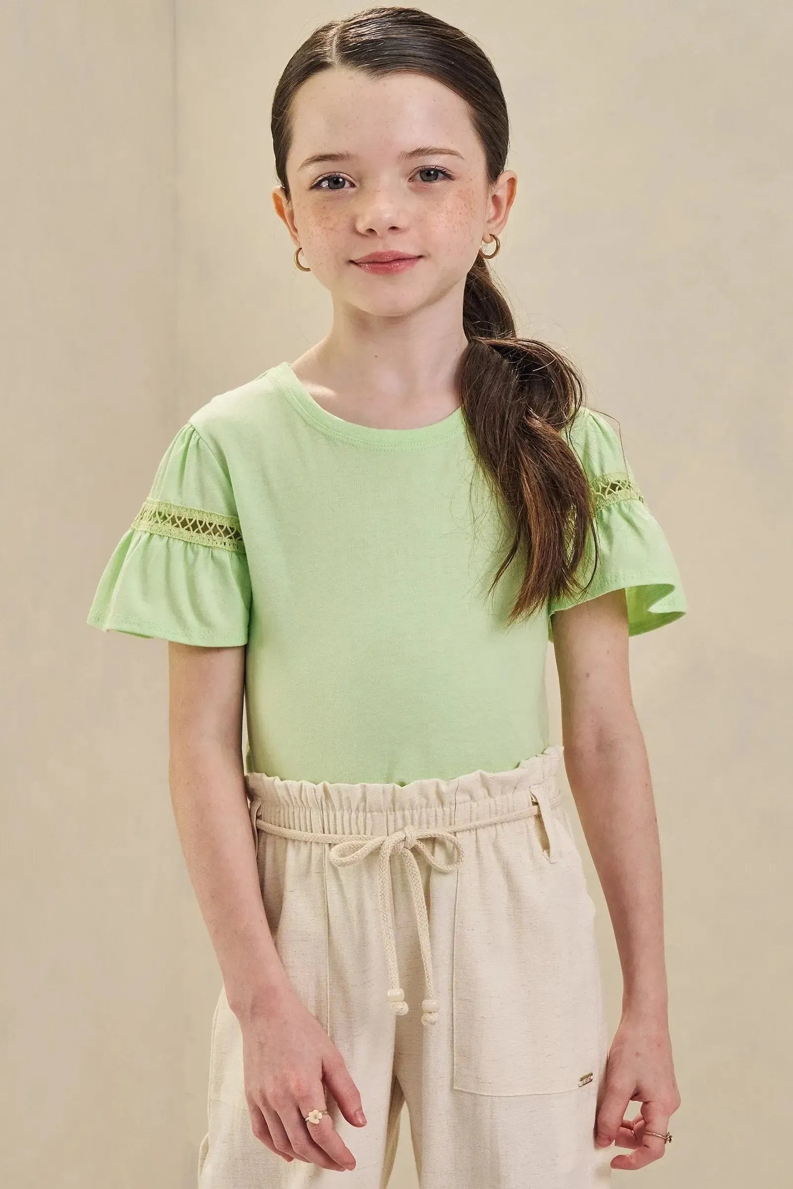 Blusa em Meia Malha 84572 Infanti Infantil Menina