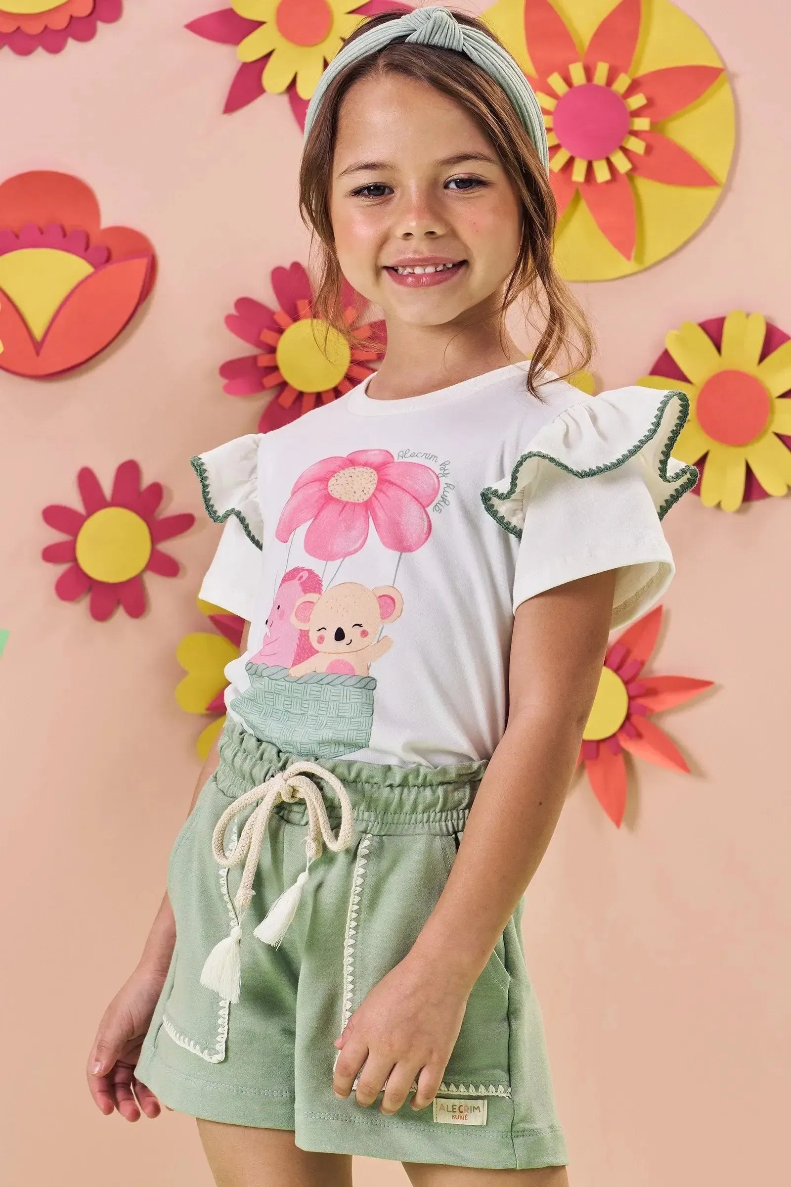 Blusa em Meia Malha 84779 Kukiê Infantil Menina