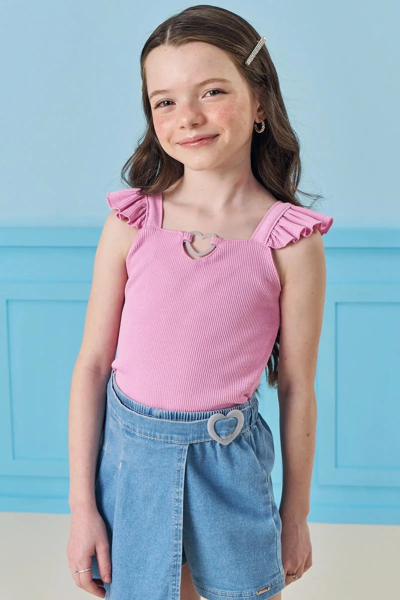 Blusa em Soft Line 83672 Infanti Infantil Menina