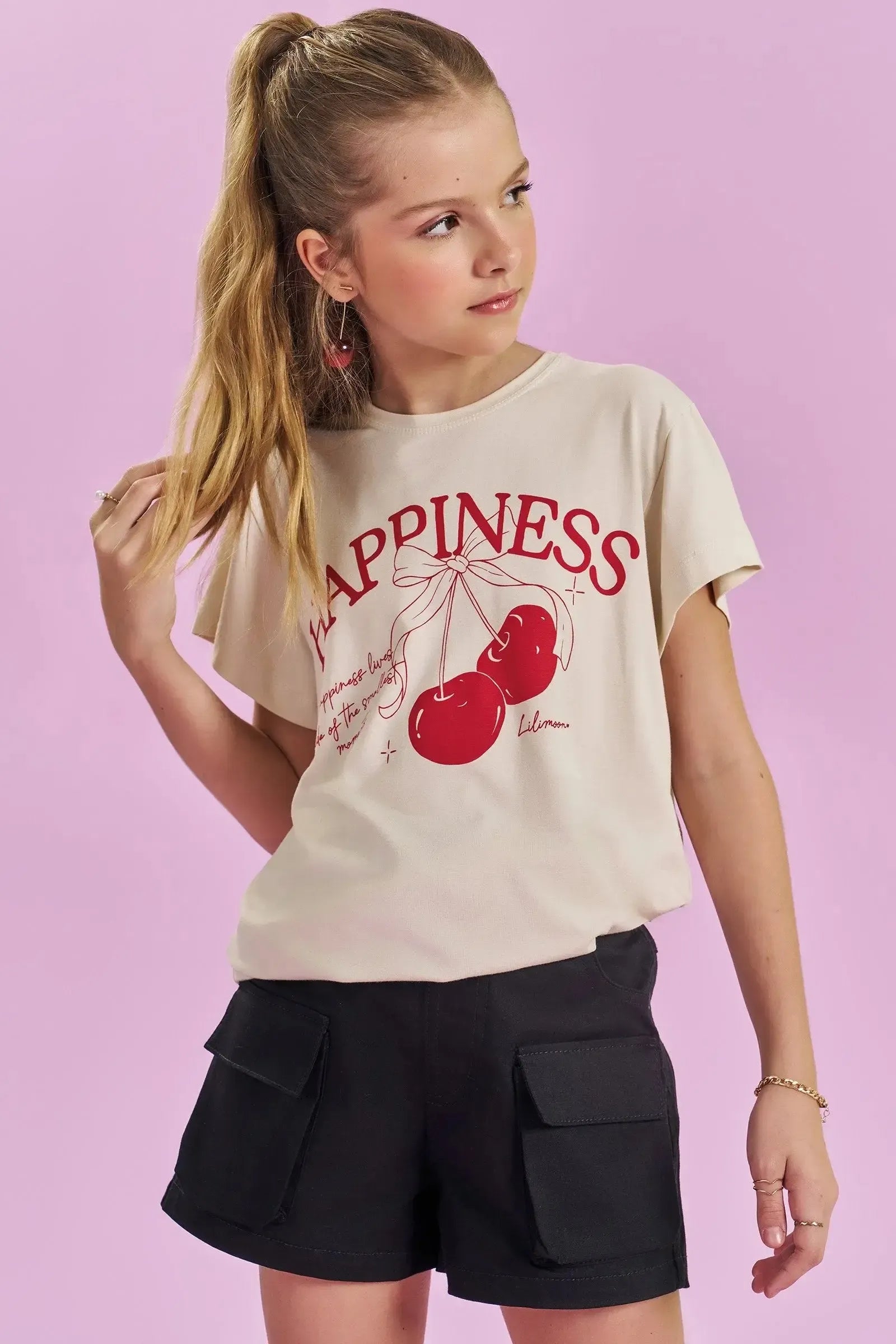 Blusa em Viscolycra 83005 Lilimoon Teen Menina