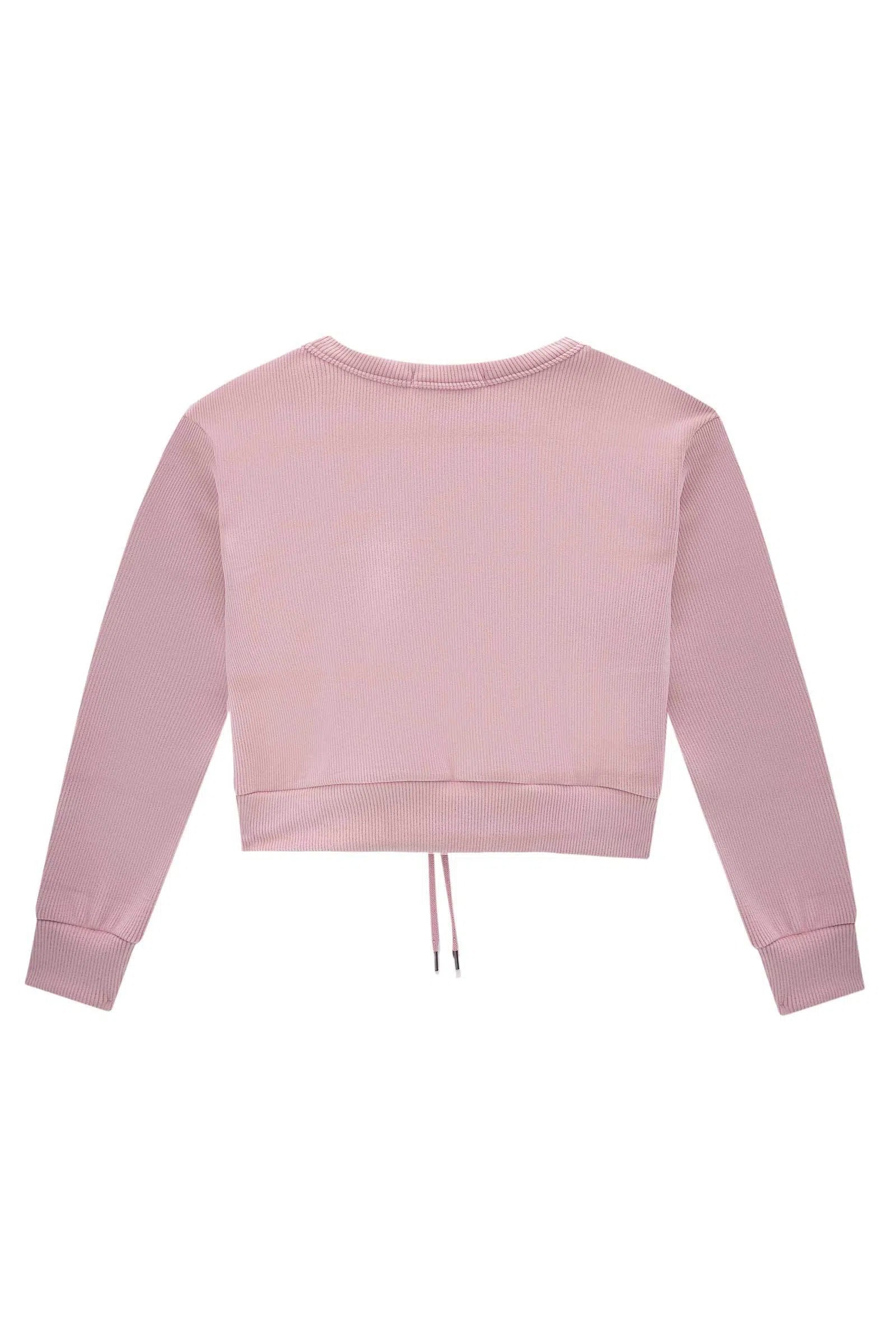 Blusão Boxy em Tecido Fleece Cotele 79123 Lilimoon Teen Menina