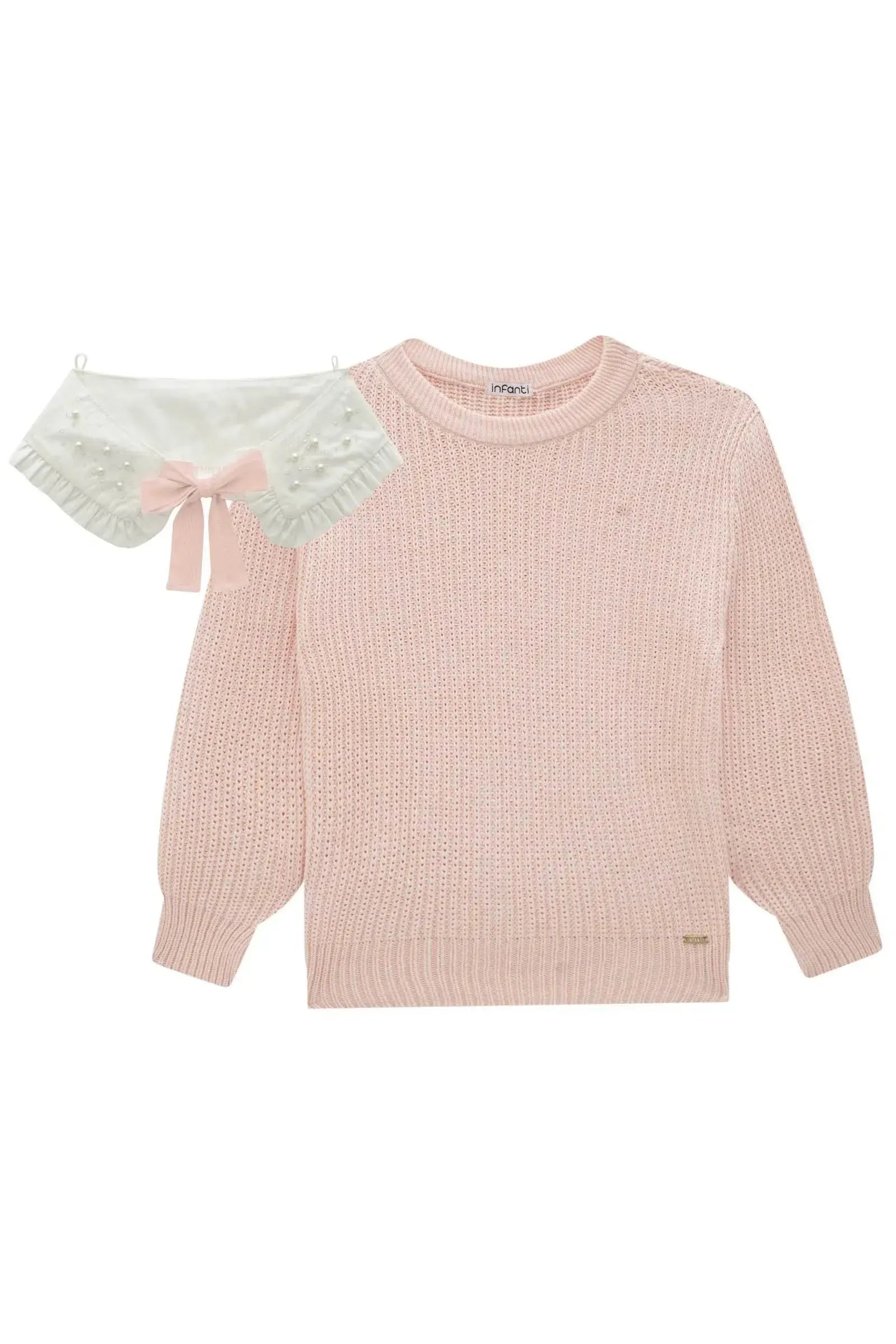 Blusão em Tricot 100% Algodão 78593 Infanti Infantil Menina