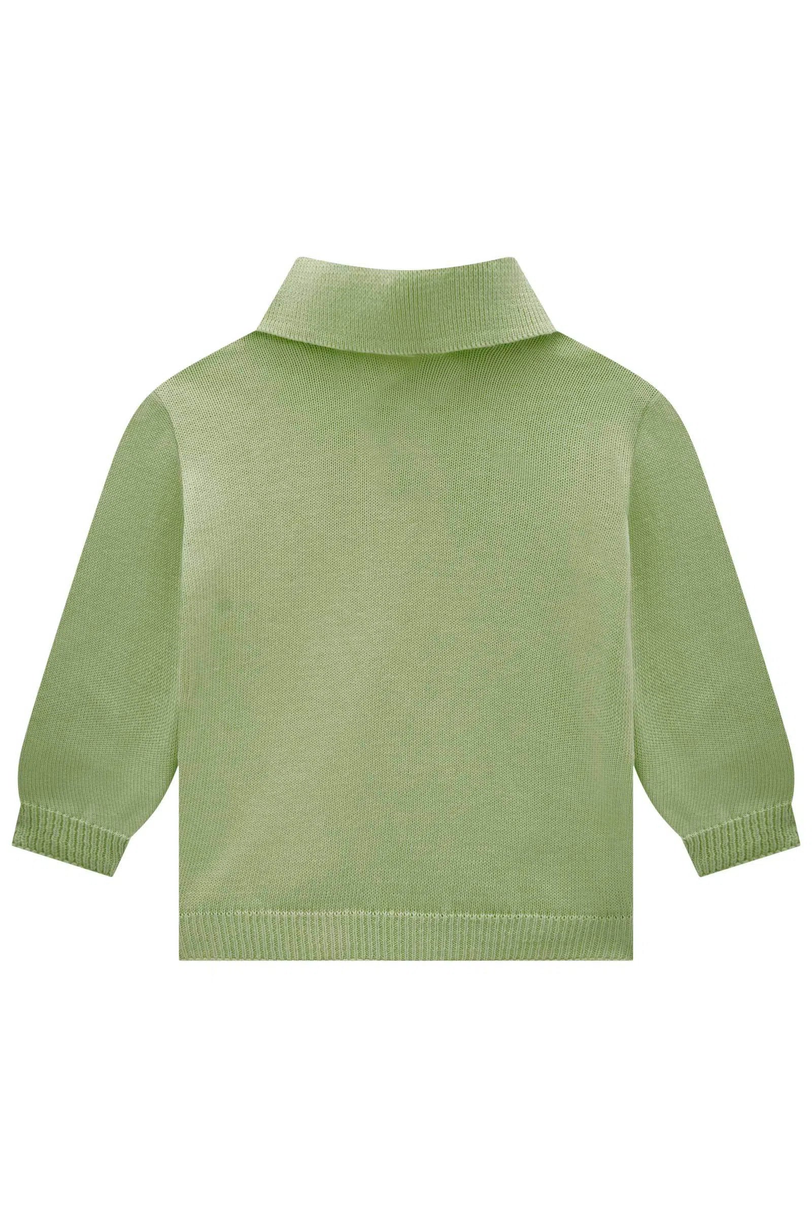 Blusão em Tricot 100% Algodão e sem Costura 78706 LucBoo Bebê Menino