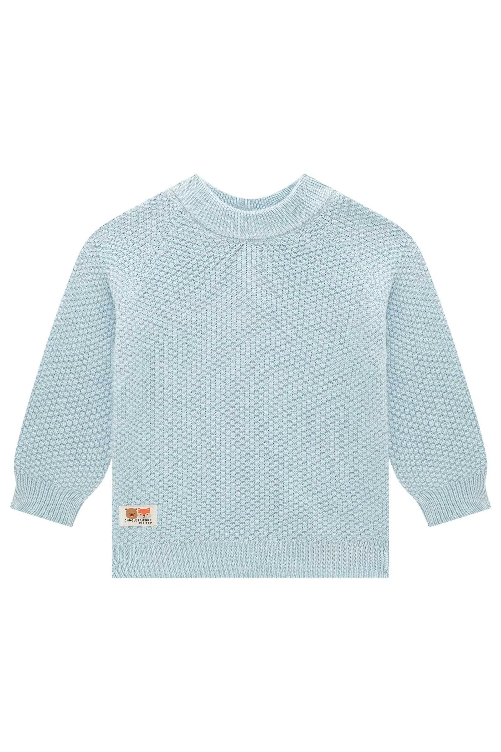 Blusão em Tricot 100% Algodão e sem Costura 78708 LucBoo Bebê Menino