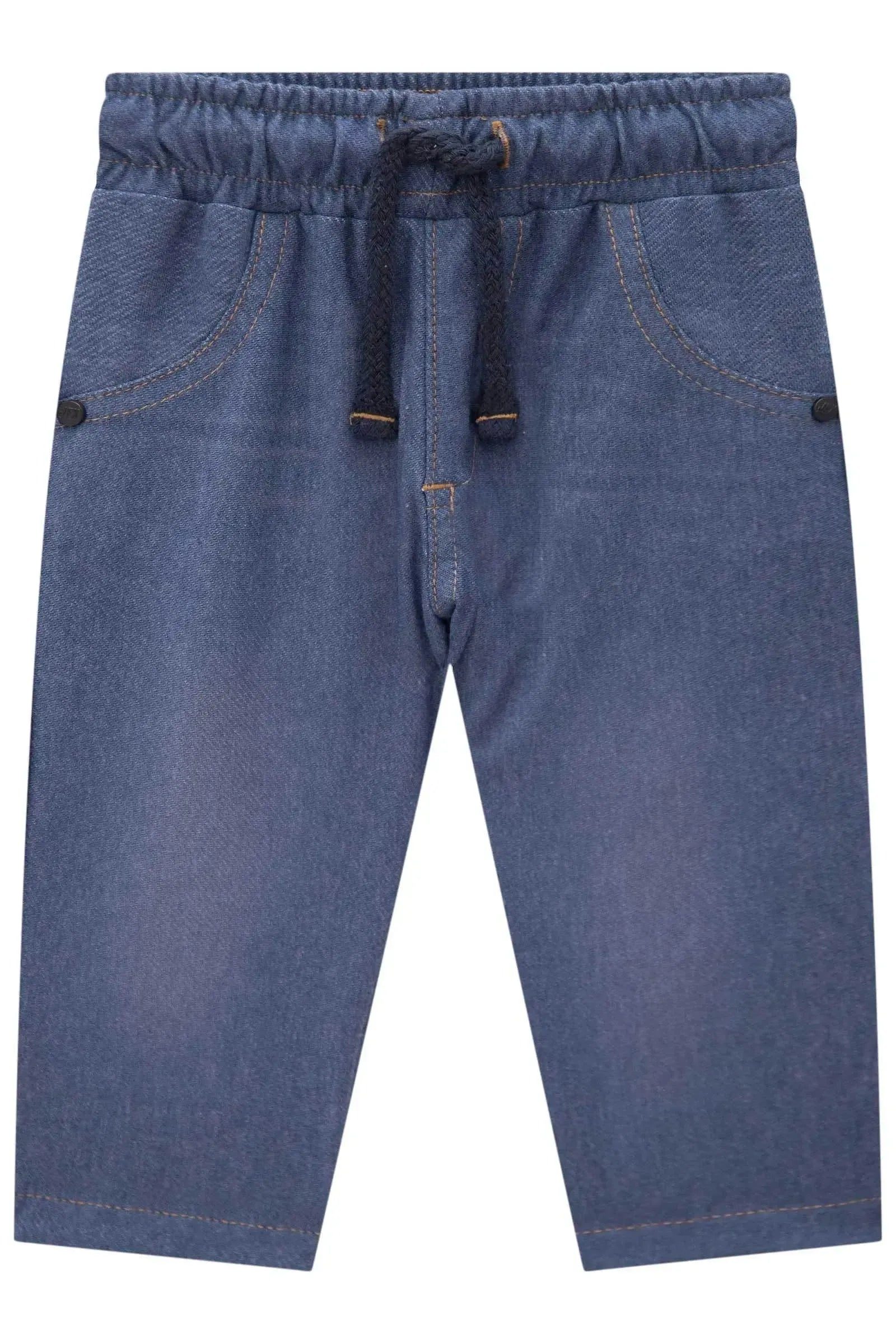 Calça em Cotton Jeans com Elastano 84262 Johnny Fox Bebê Menino