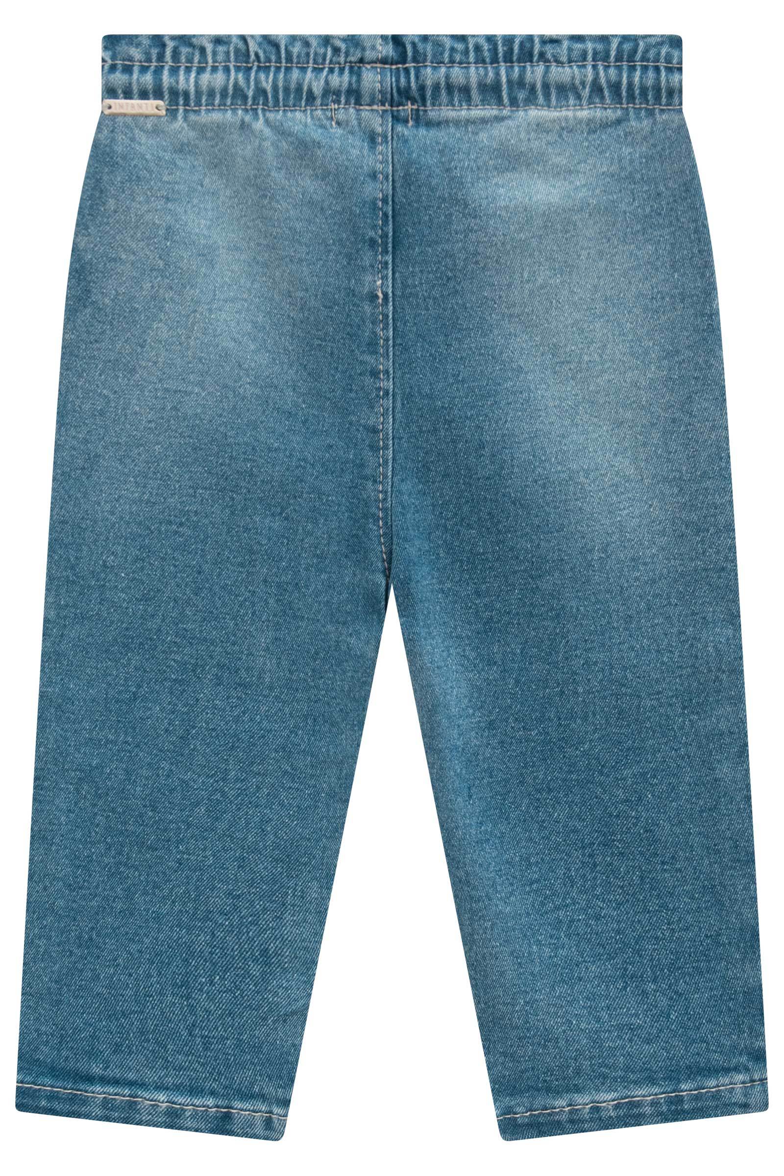 Calça em Jeans com Elastano 79828 Infanti Bebê Menina