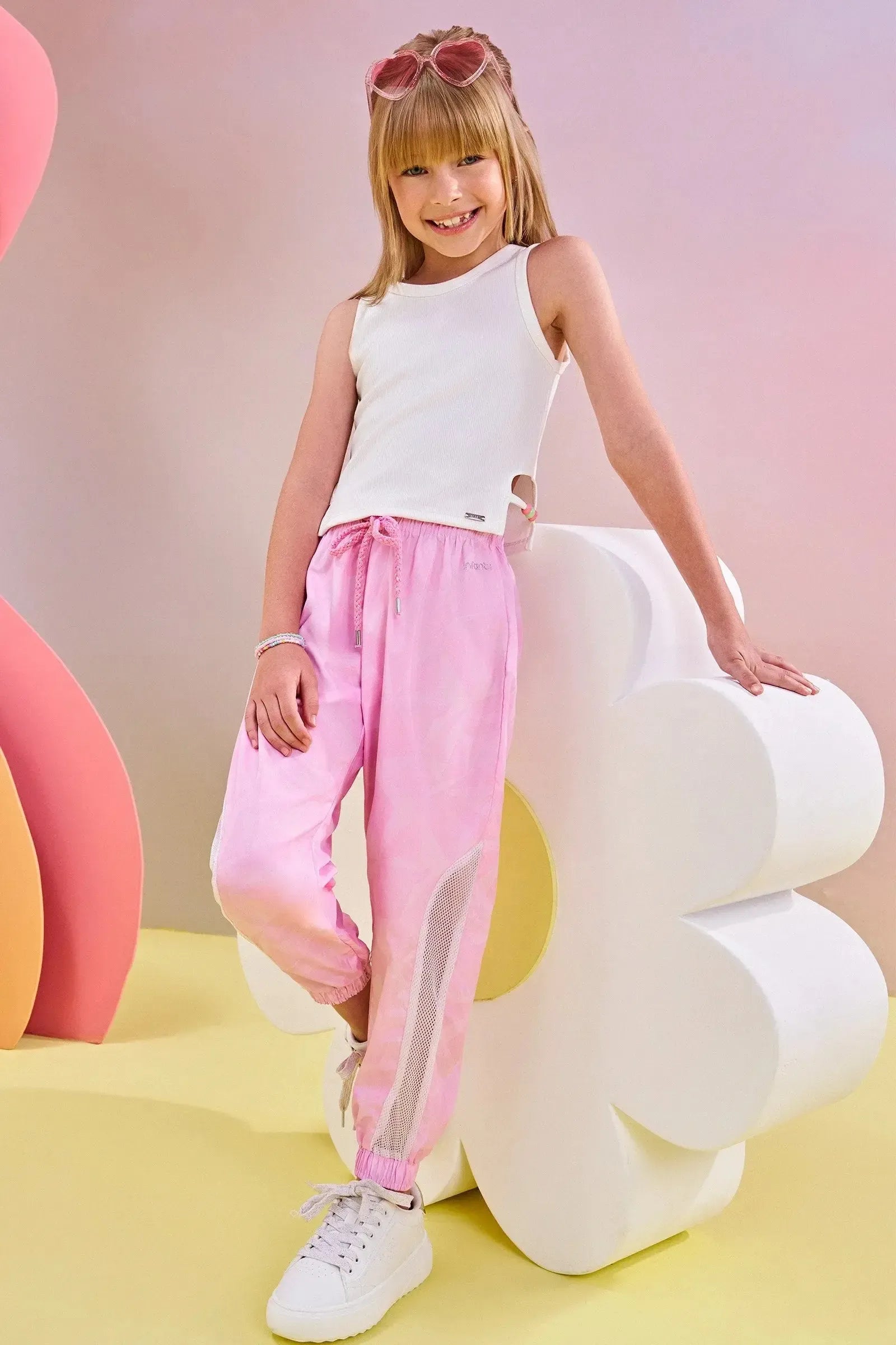 Calça em Nylon Aspen 83532 Infanti Infantil Menina