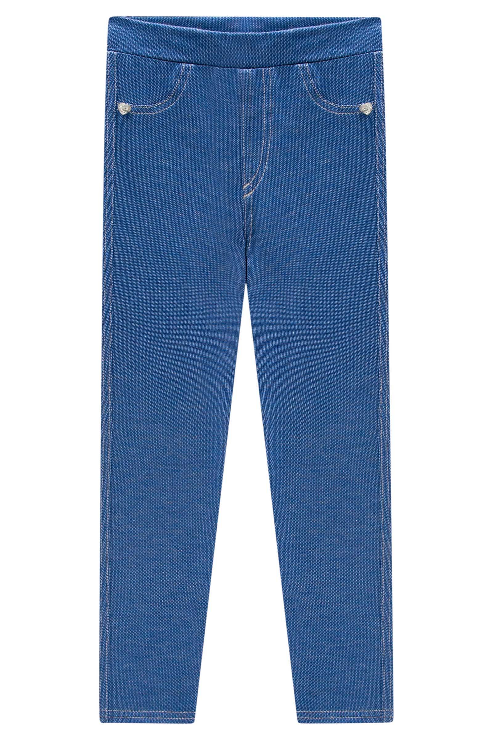 Calça Jegging em Malha Denim 79126 Infanti Infantil Menina