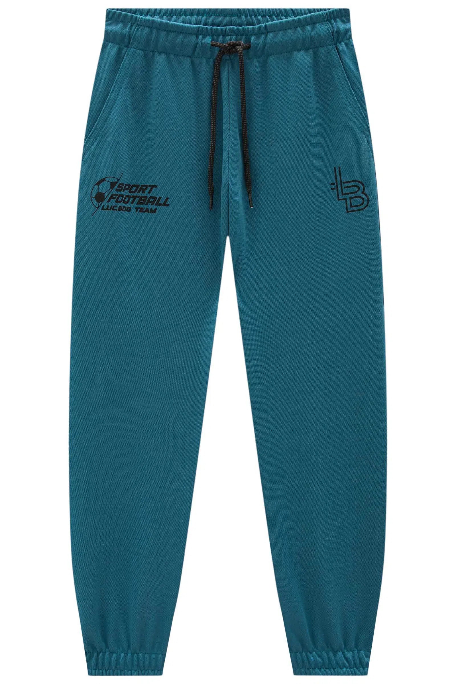 Calça Jogger em Helanca Supreme 80444 LucBoo Infantil Menino