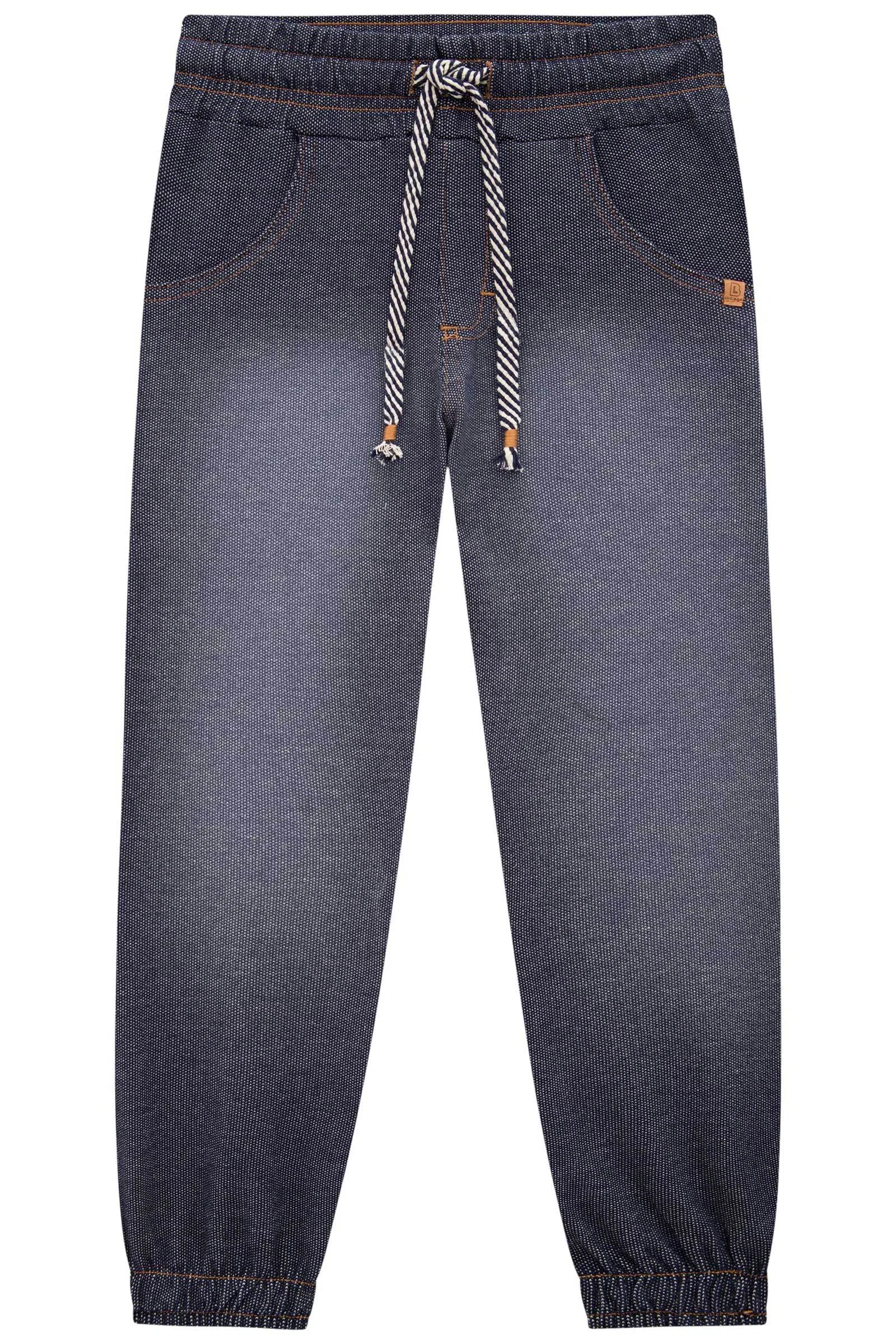 Calça Jogger em Malha Denim com Elastano 74325 LucBoo