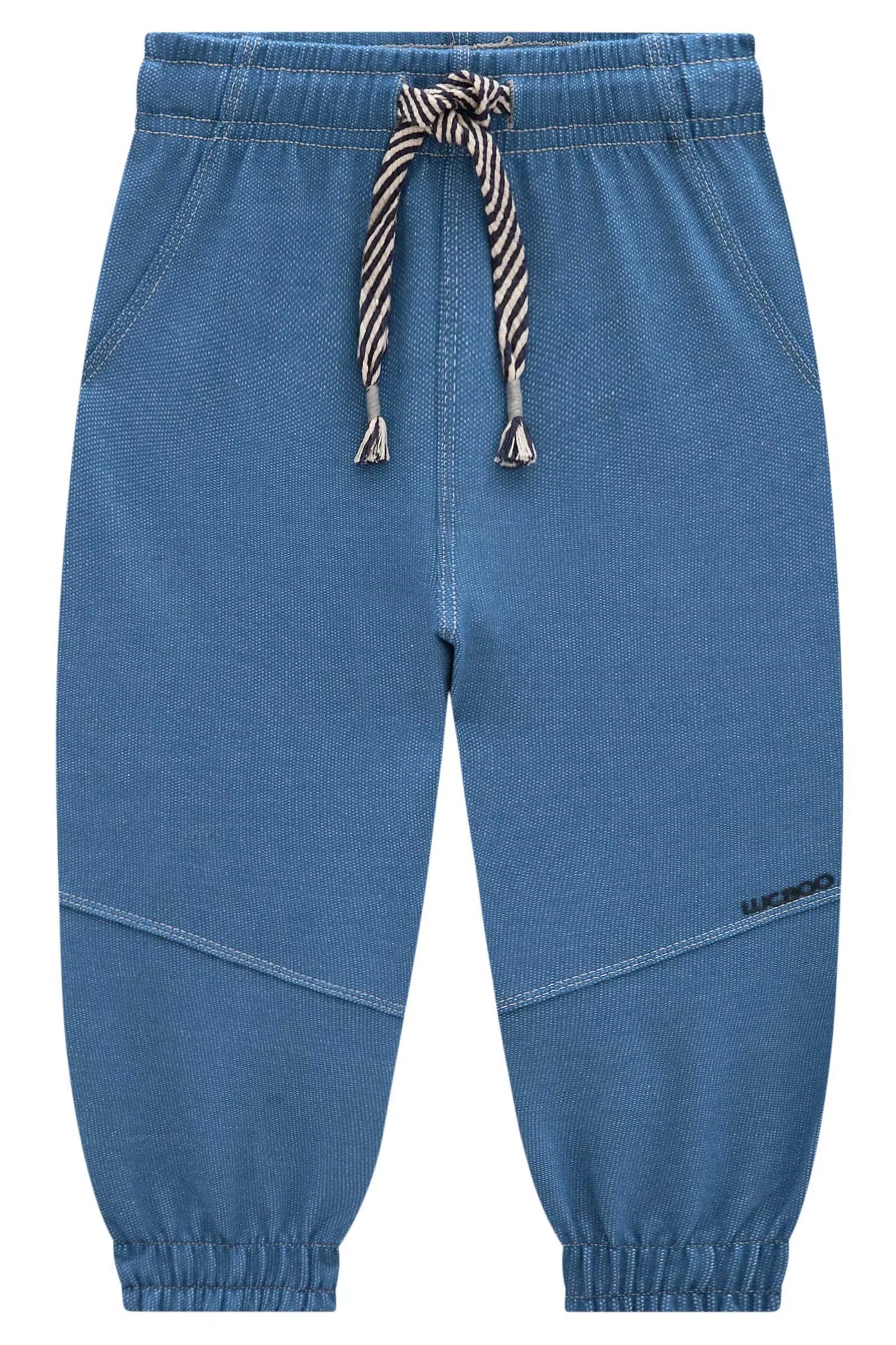 Calça Jogger em Malha Denim com Elastano 75564 LucBoo