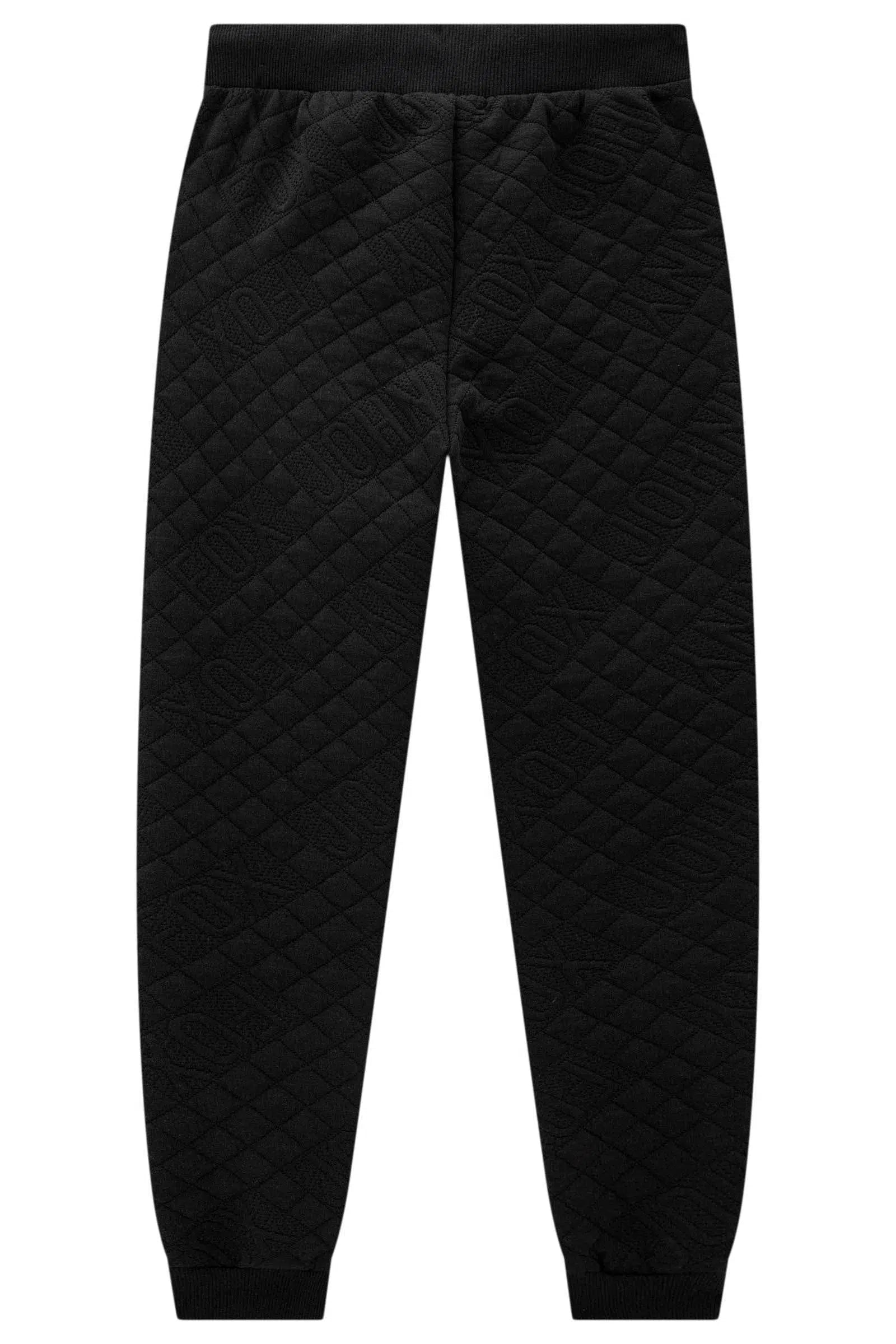 Calça Jogger em Moletom Matelassê sem Pelúcia 71241 Johnny Fox