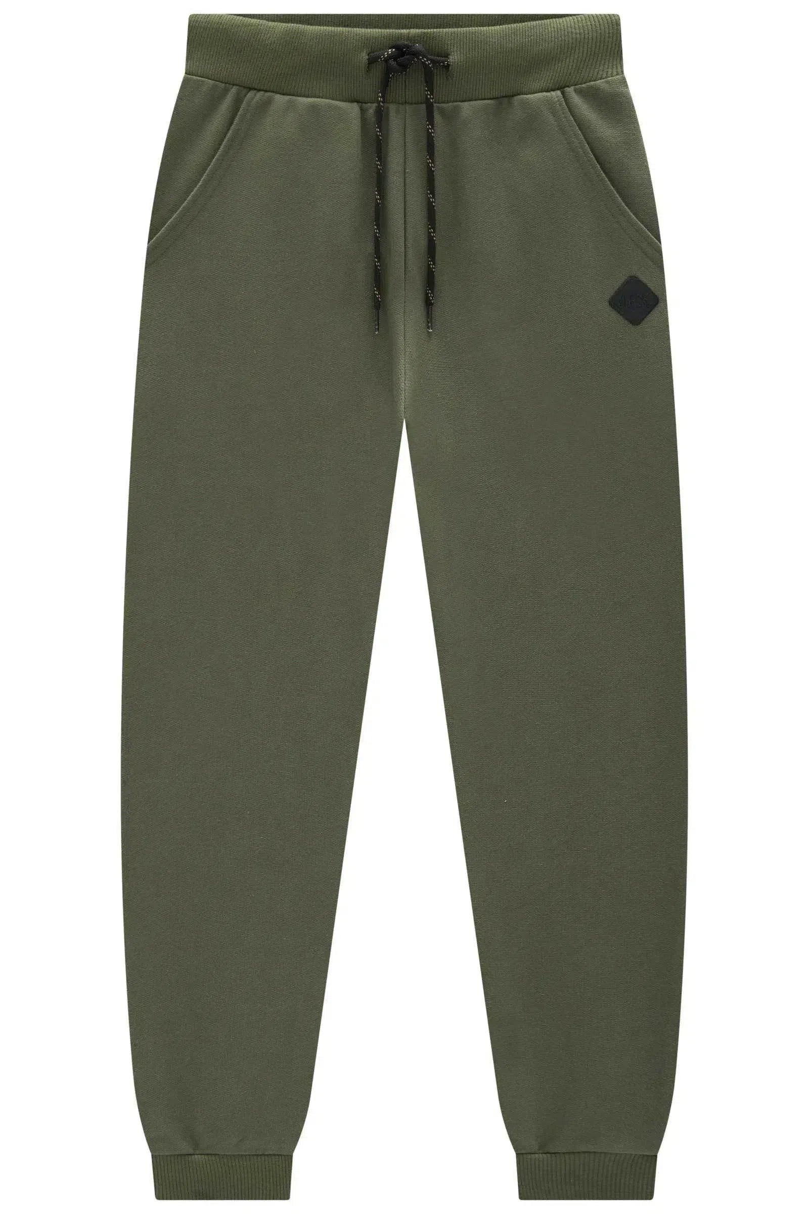 Calça Jogger em Moletom sem Pelúcia 80071 Johnny Fox Teen Menino