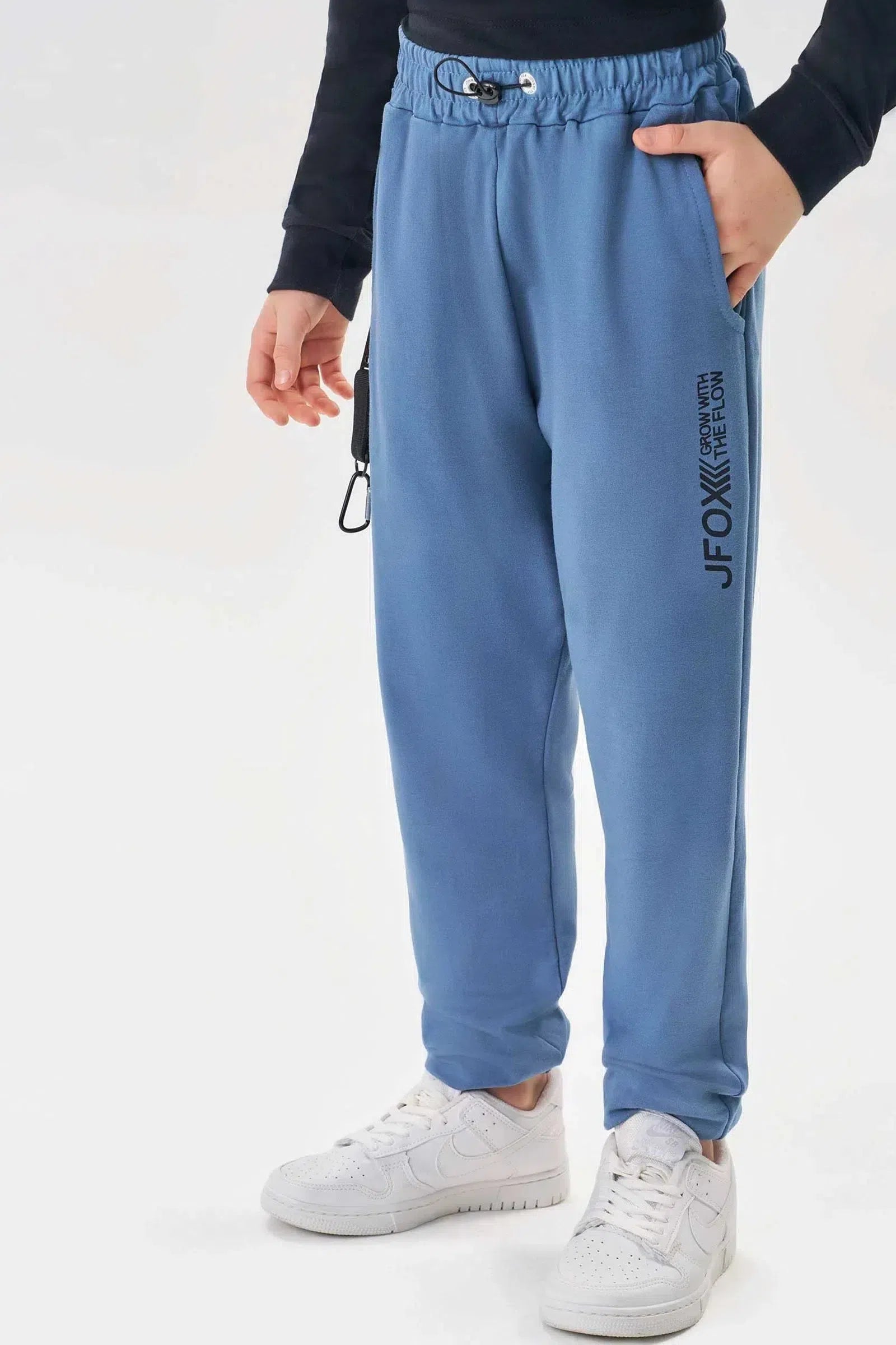 Calça Jogger em Molevisco 81053 Johnny Fox Teen Menino