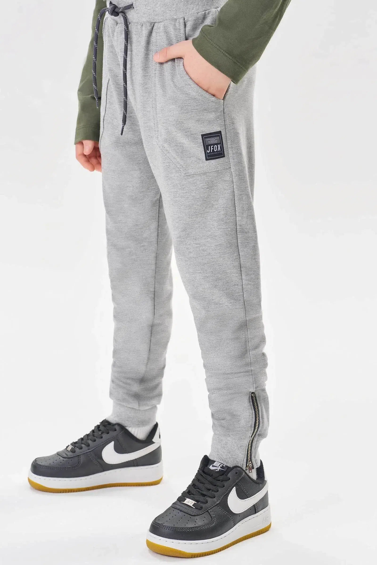 Calça Jogger em Molevisco 81071 Johnny Fox Teen Menino