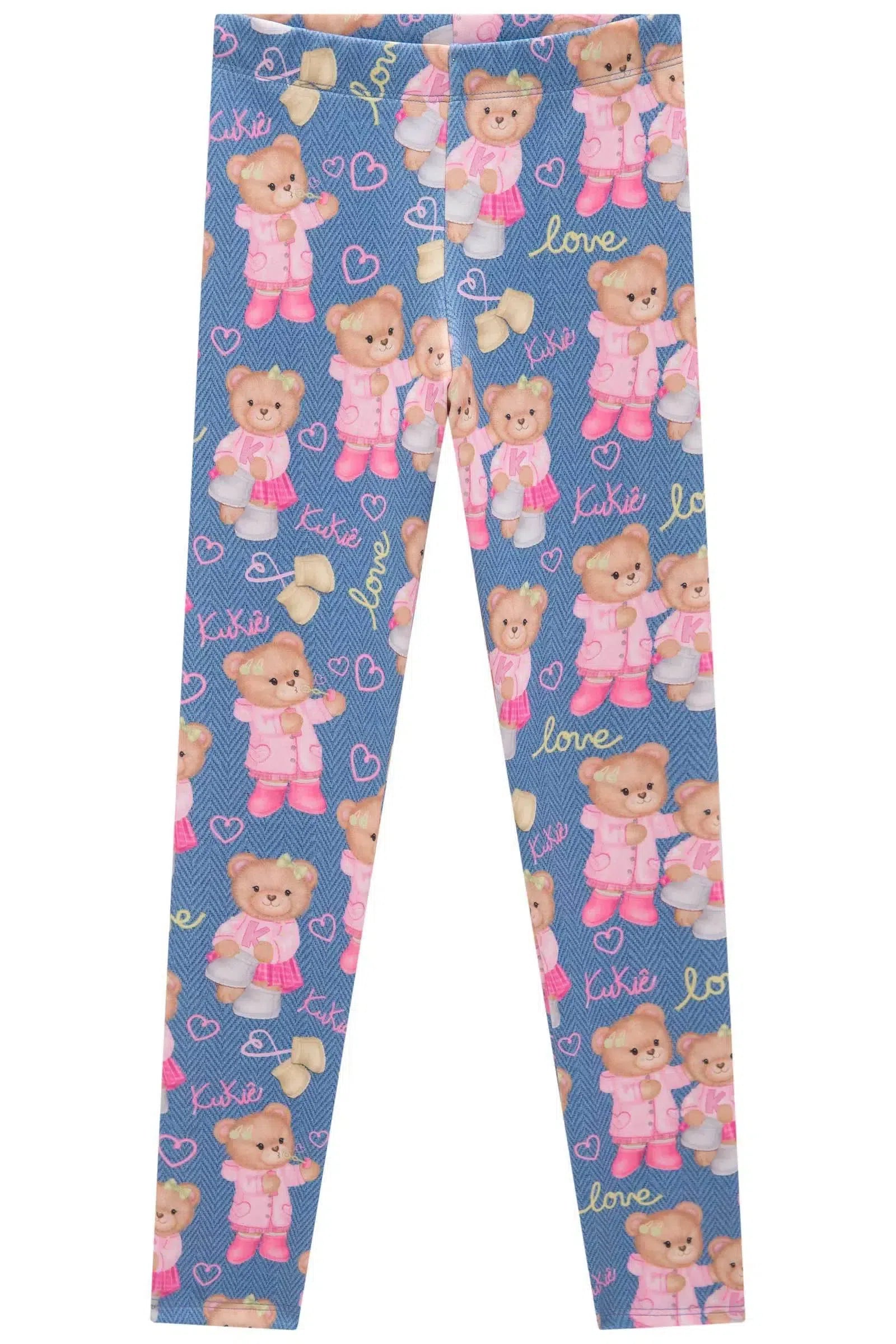 Calça Legging em Fly Tech 79867 Kukiê Infantil Menina