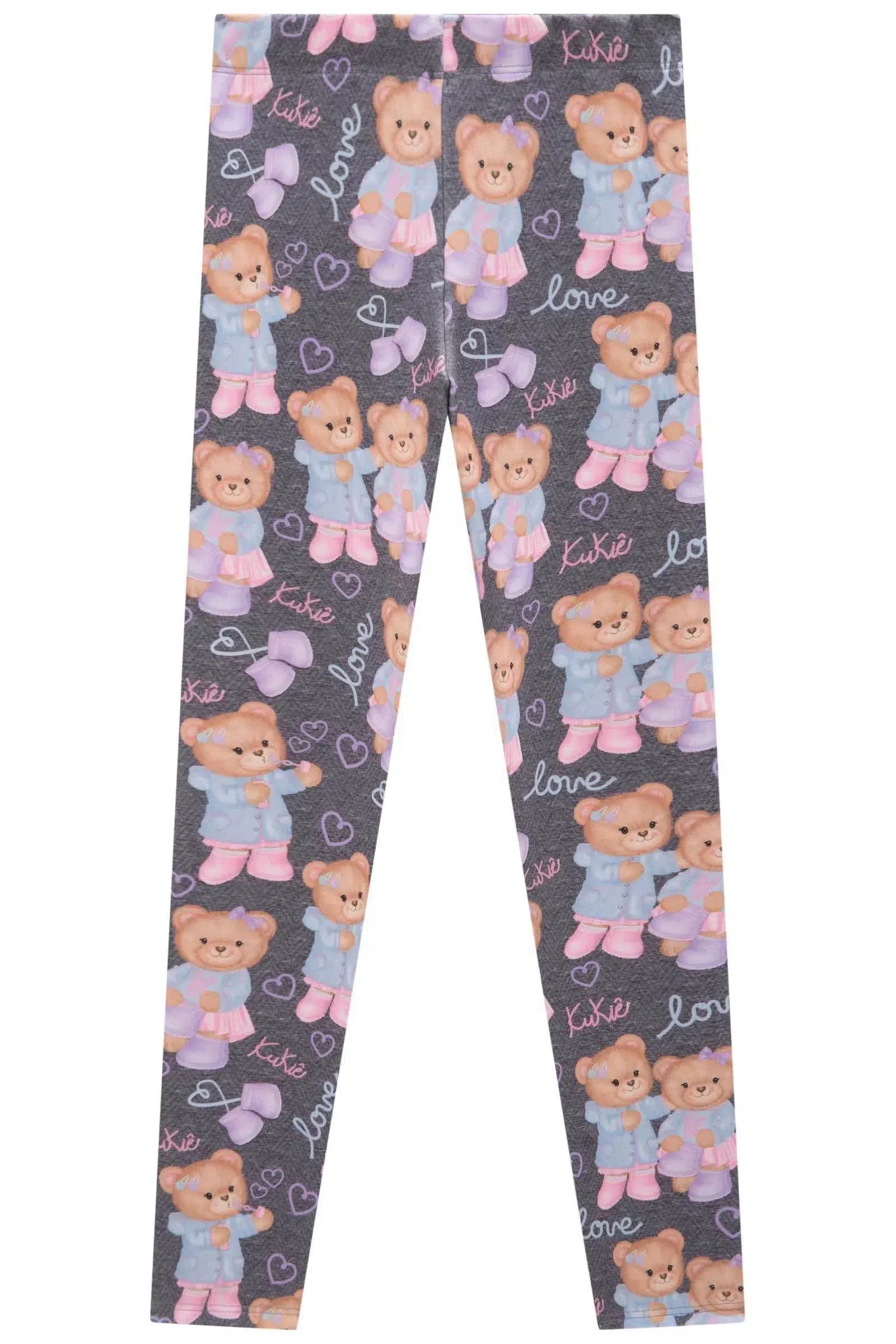 Calça Legging em Fly Tech 79867 Kukiê Infantil Menina