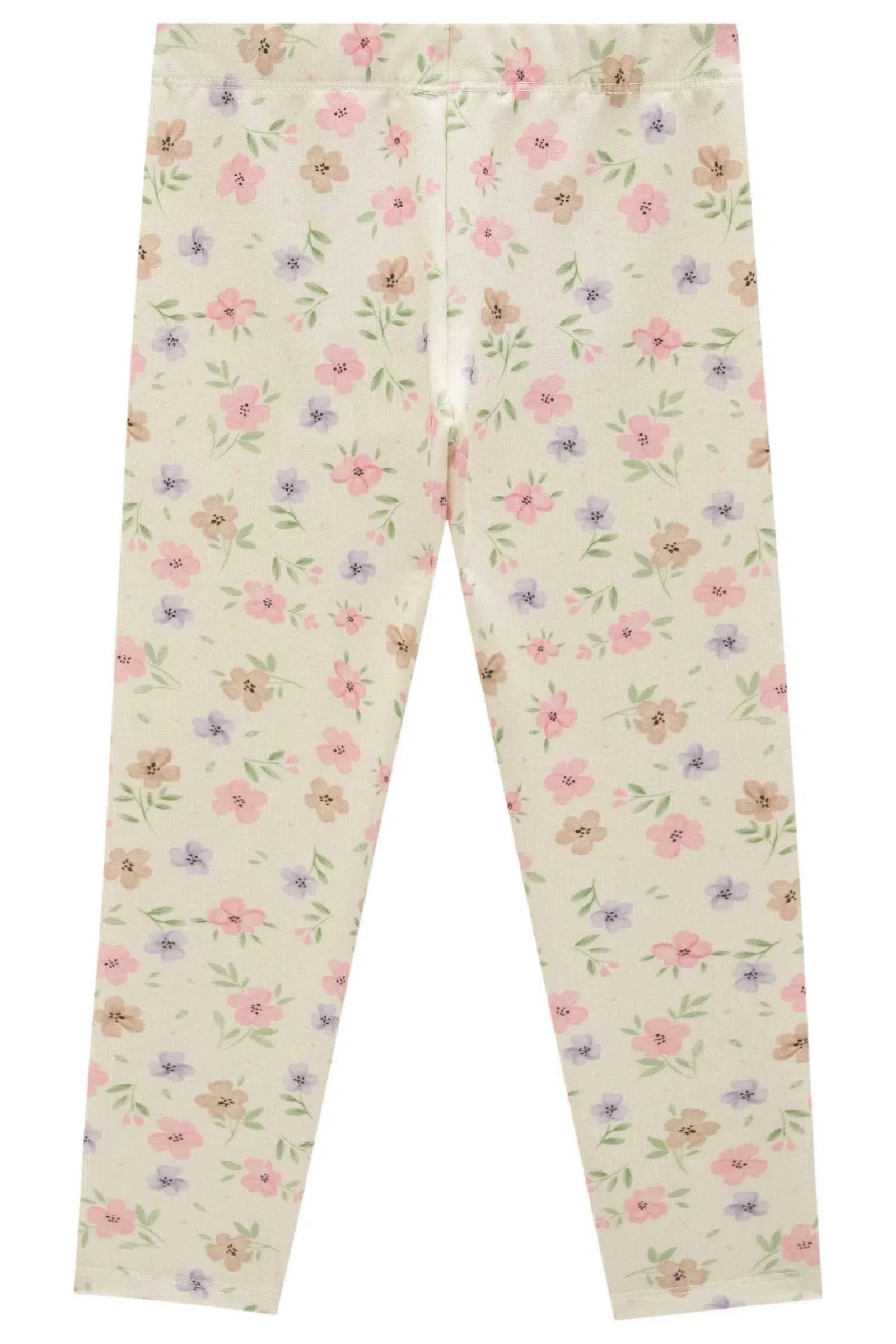 Calça Legging em Molecotton 80922 Kukiê Bebê Menina