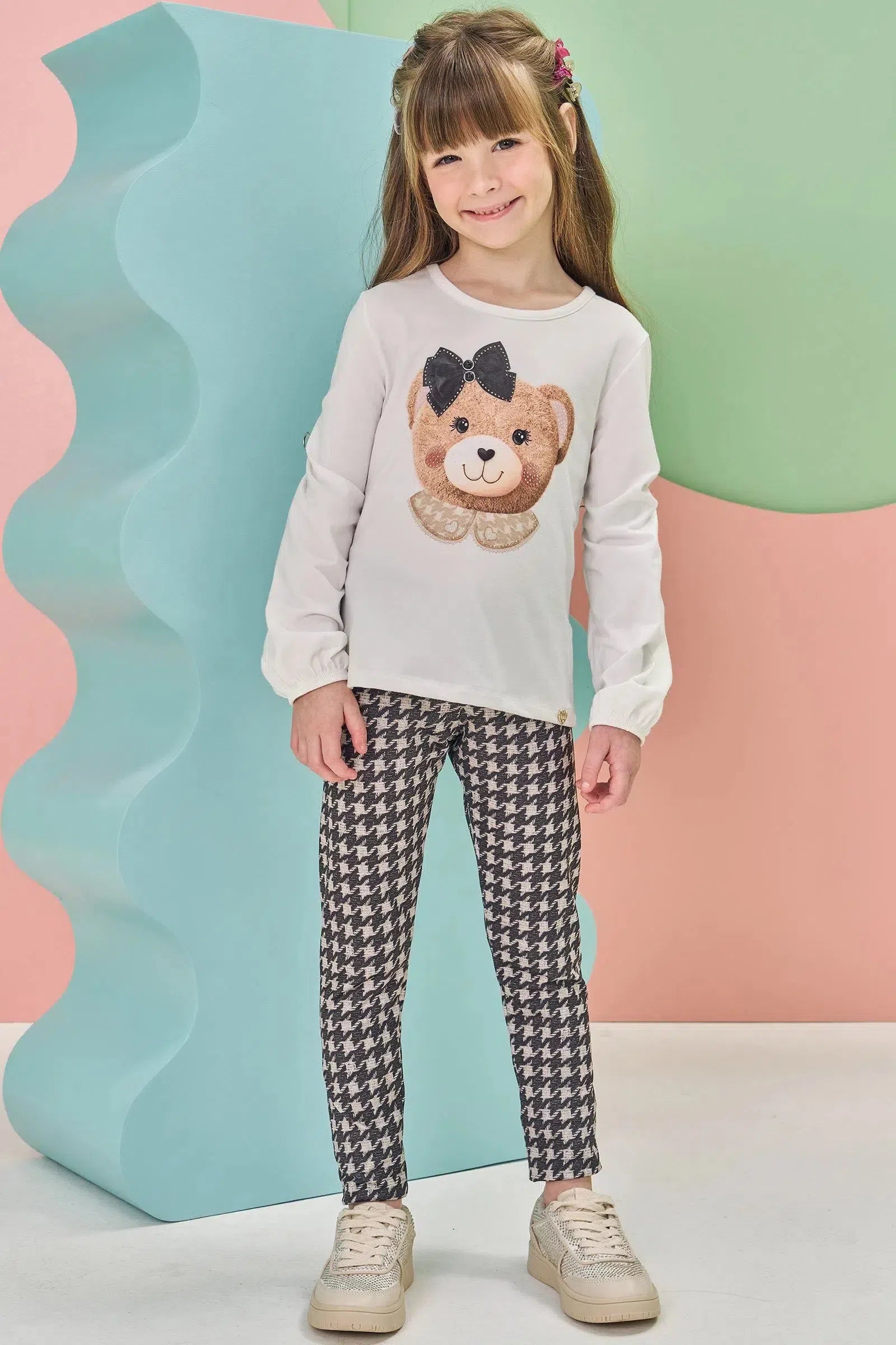 Calça Legging em Termoskin 79753 Kukiê Infantil Menina