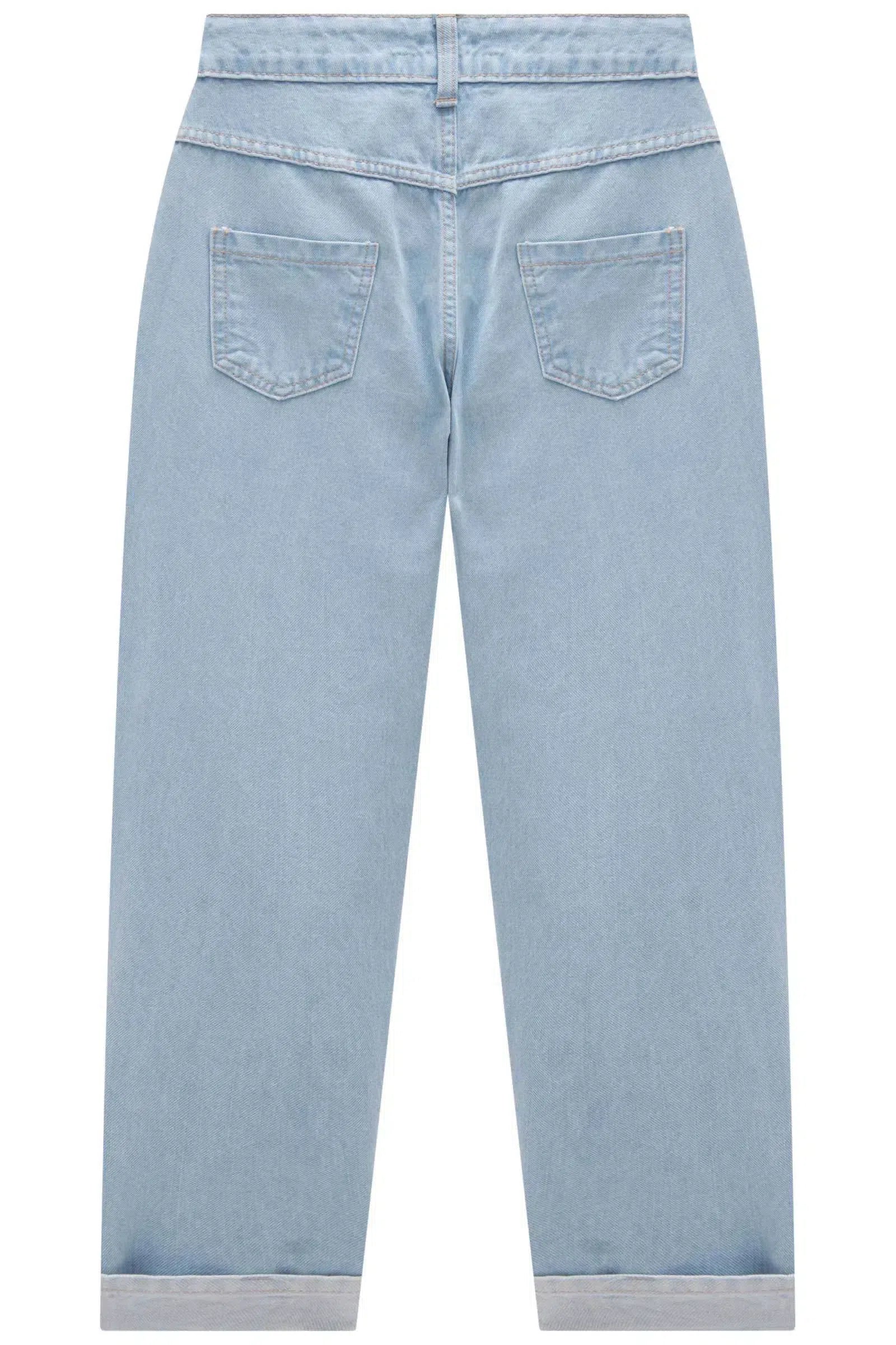 Calça Mom em Jeans 79823 Vic&Vicky Teen Menina