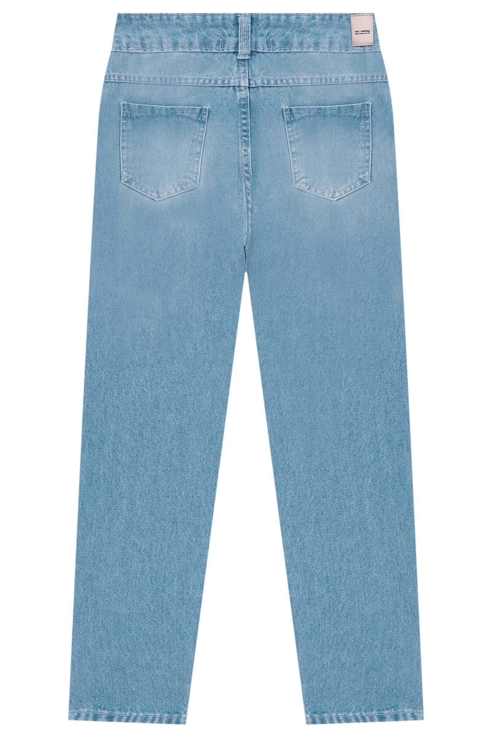 Calça Mom em Jeans Arkansas 74851 Vic&Vicky