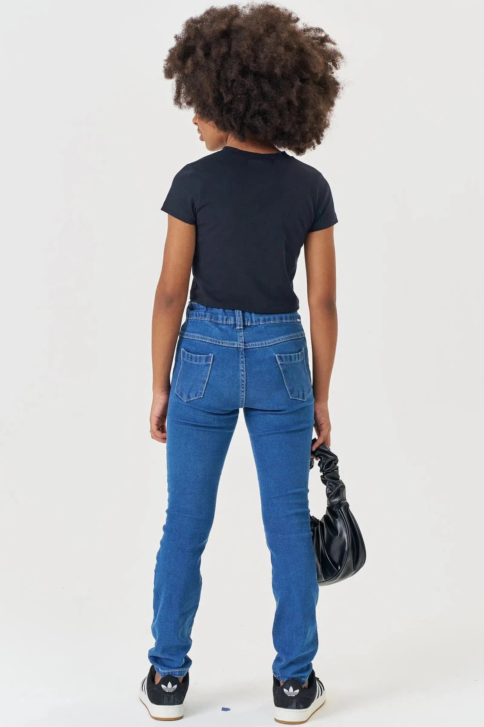 Calça Skinny em Jeans com Elastano 79714 Lilimoon Teen Menina