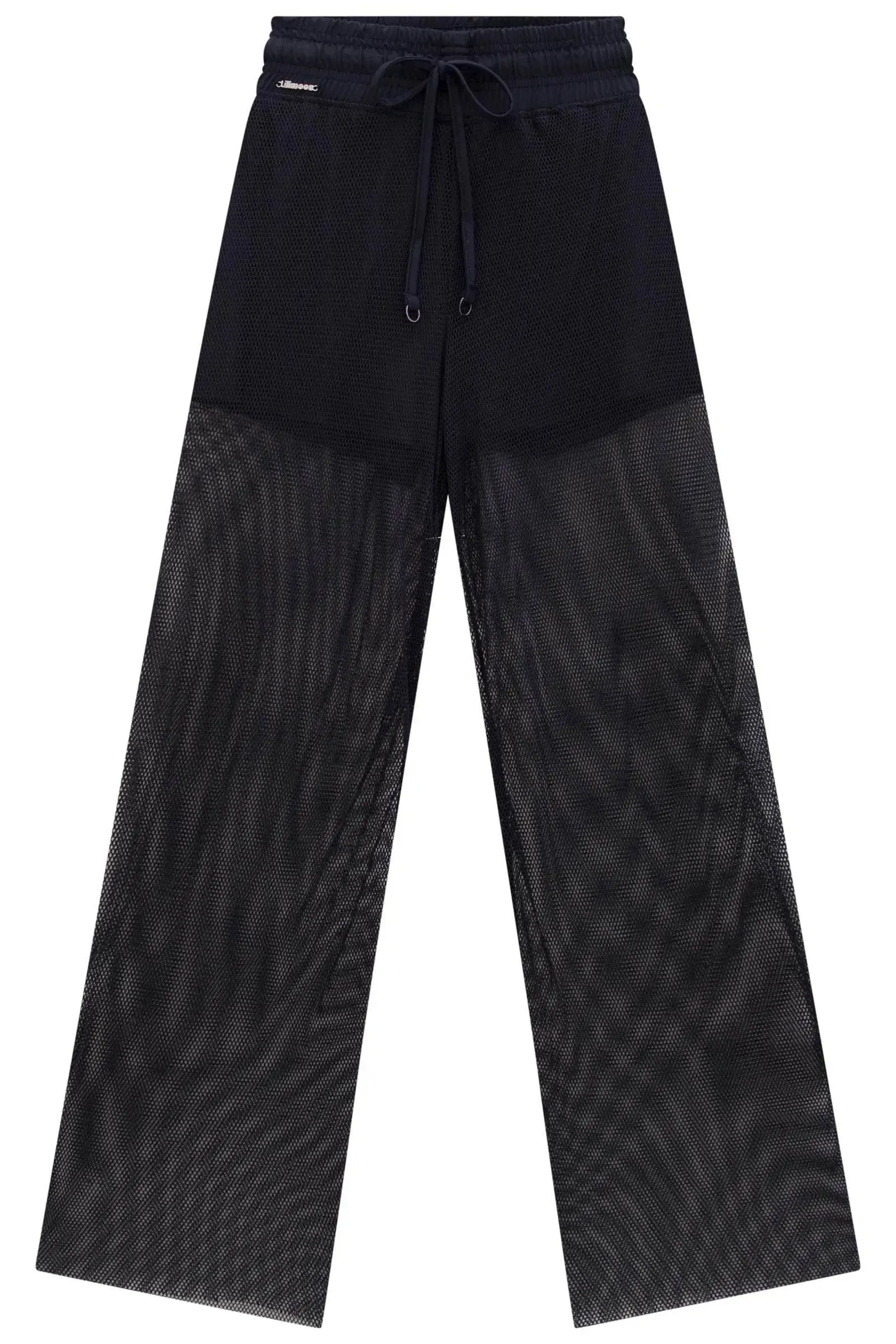 Calça Wide Leg em Tela Glamour com Shorts Embutido 83399 Lilimoon Teen Menina
