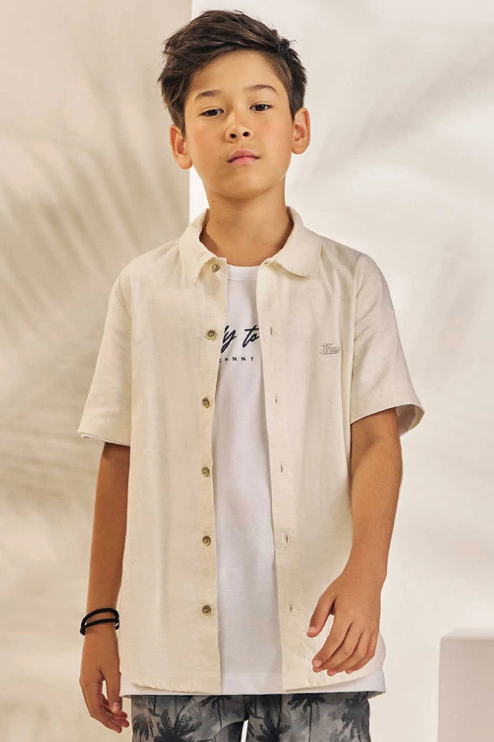 Camisa em Linho Deluxe 75787 Johnny Fox