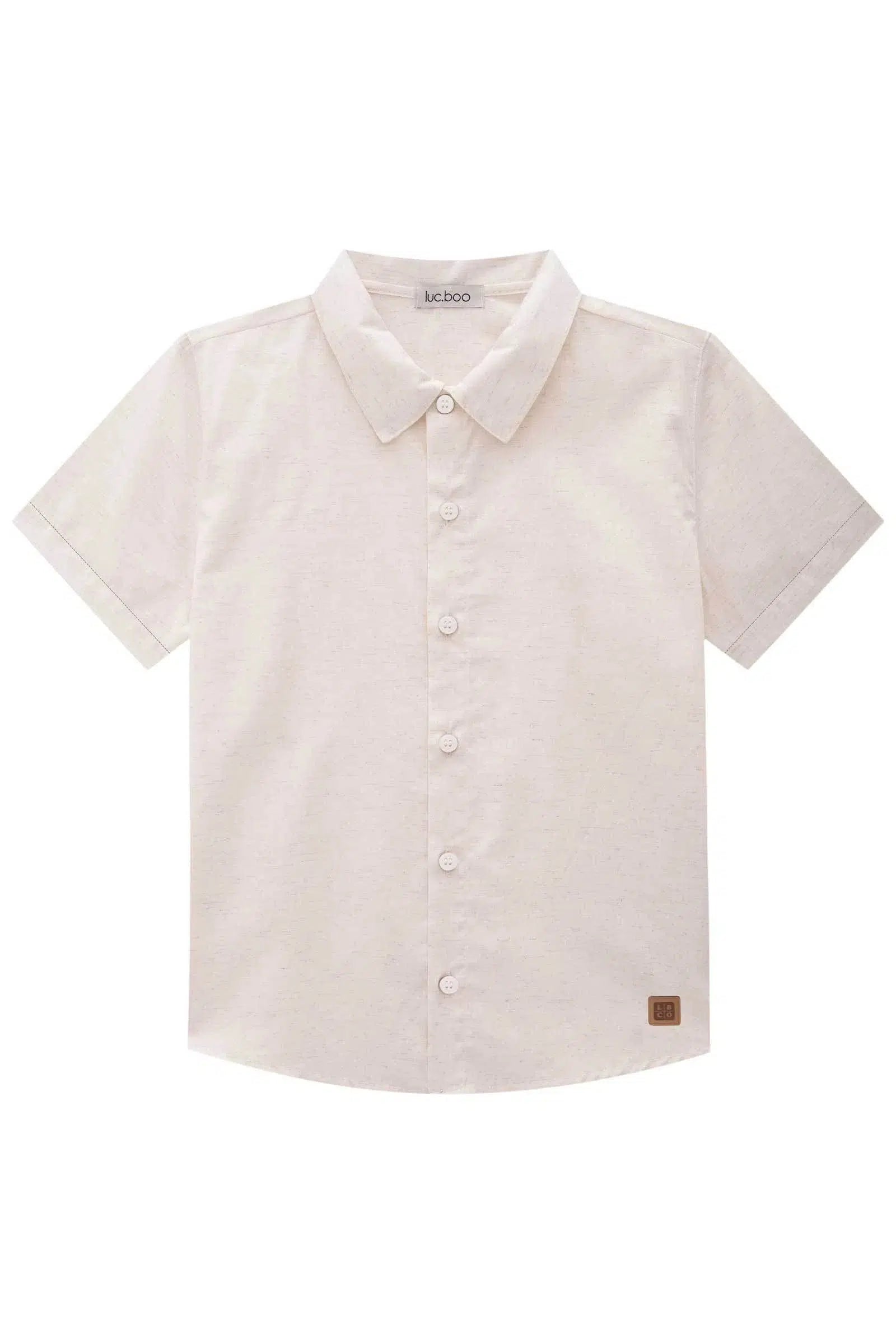 Camisa Infantil Menino em Linho Deluxe 81592 LucBoo