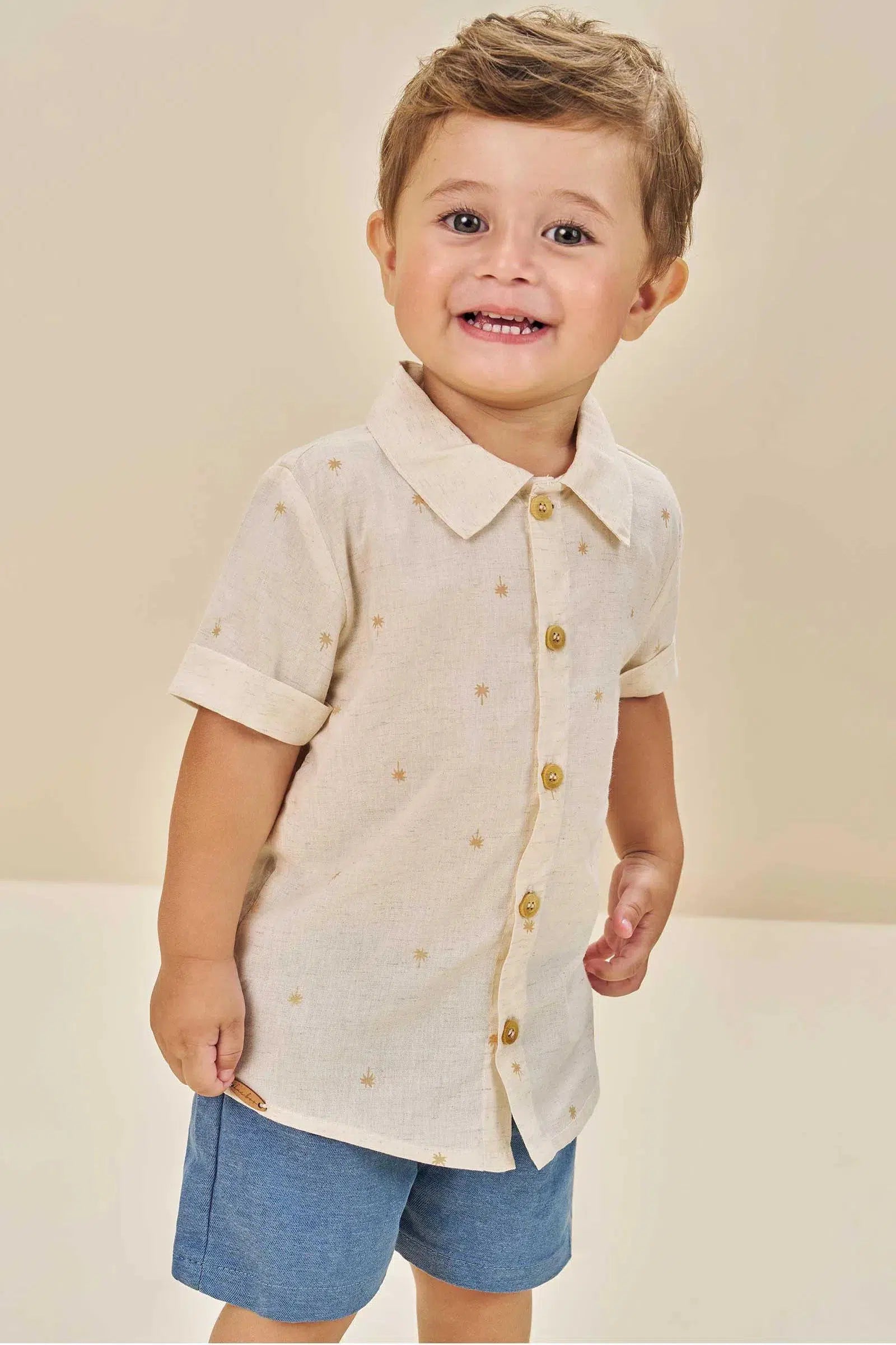 Camisa em Linho Deluxe 77955 LucBoo