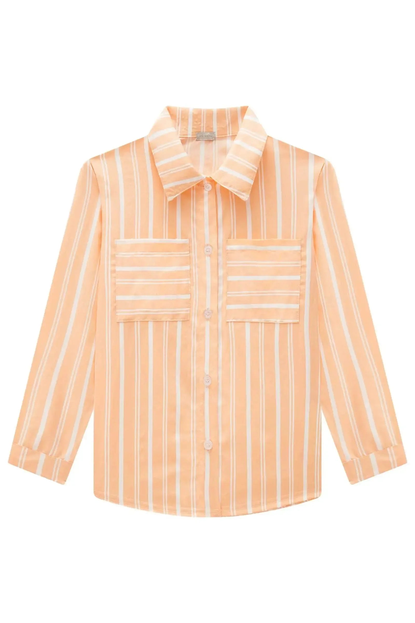 Camisa em Tricoline 83545 Vic&Vicky Teen Menina