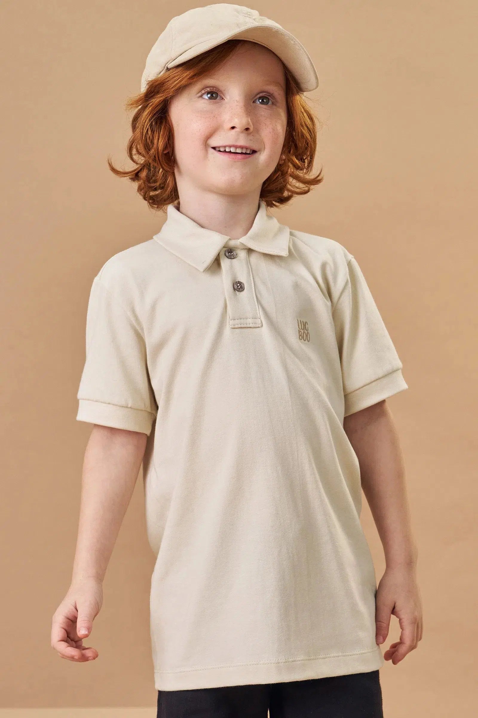 Polo Infantil Menino em Cotton 82436 LucBoo