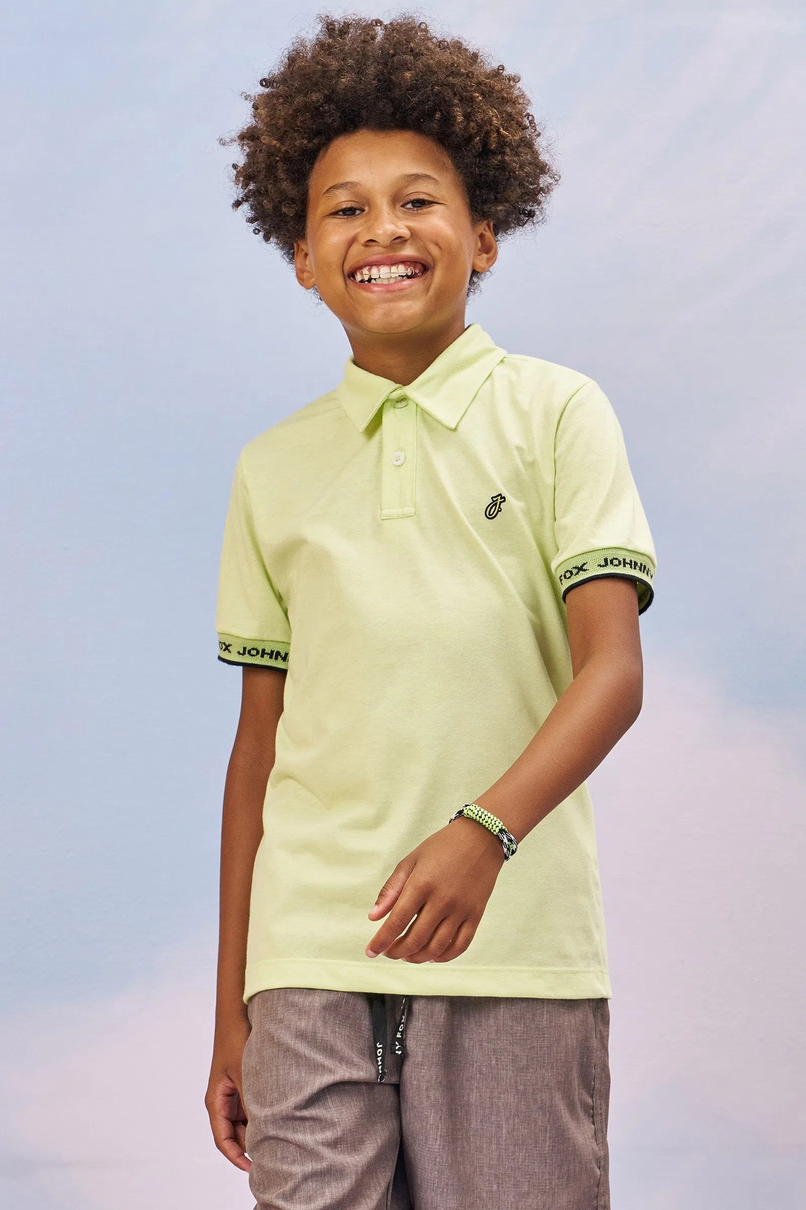 Camisa Polo em Meia Malha 73904 Johnny Fox