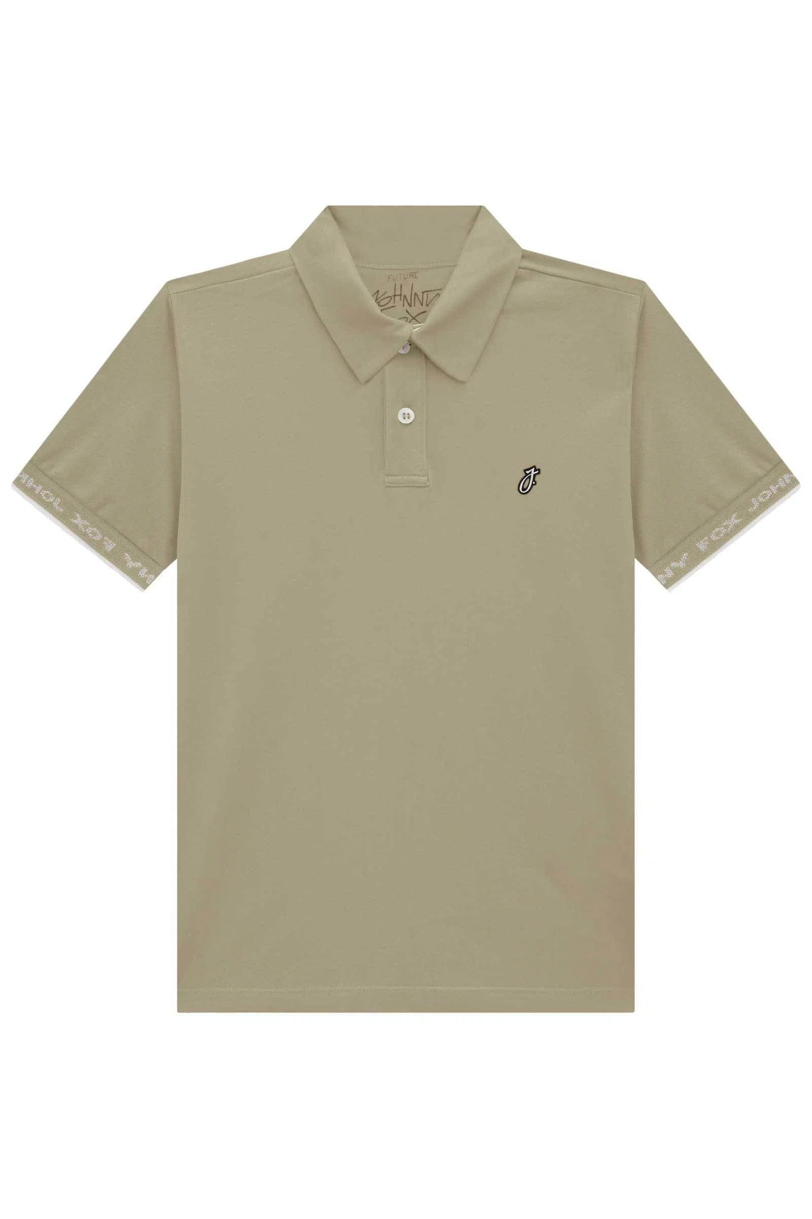 Camisa Polo em Meia Malha 73904 Johnny Fox