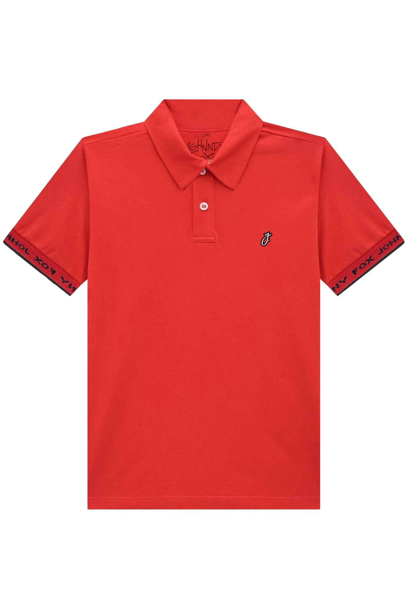 Camisa Polo em Meia Malha 73904 Johnny Fox