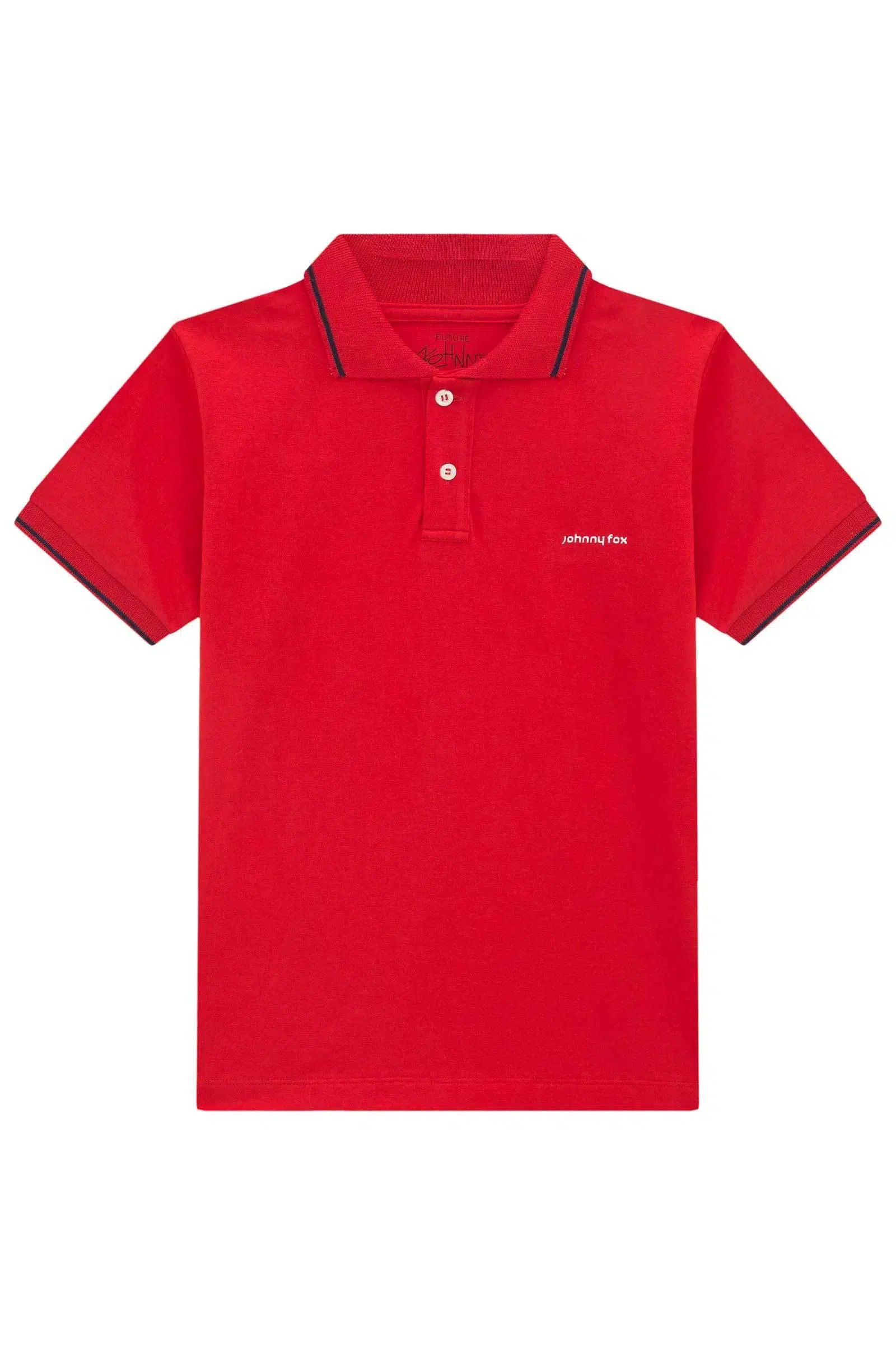 Camisa Polo em Meia Malha 77290 Johnny Fox