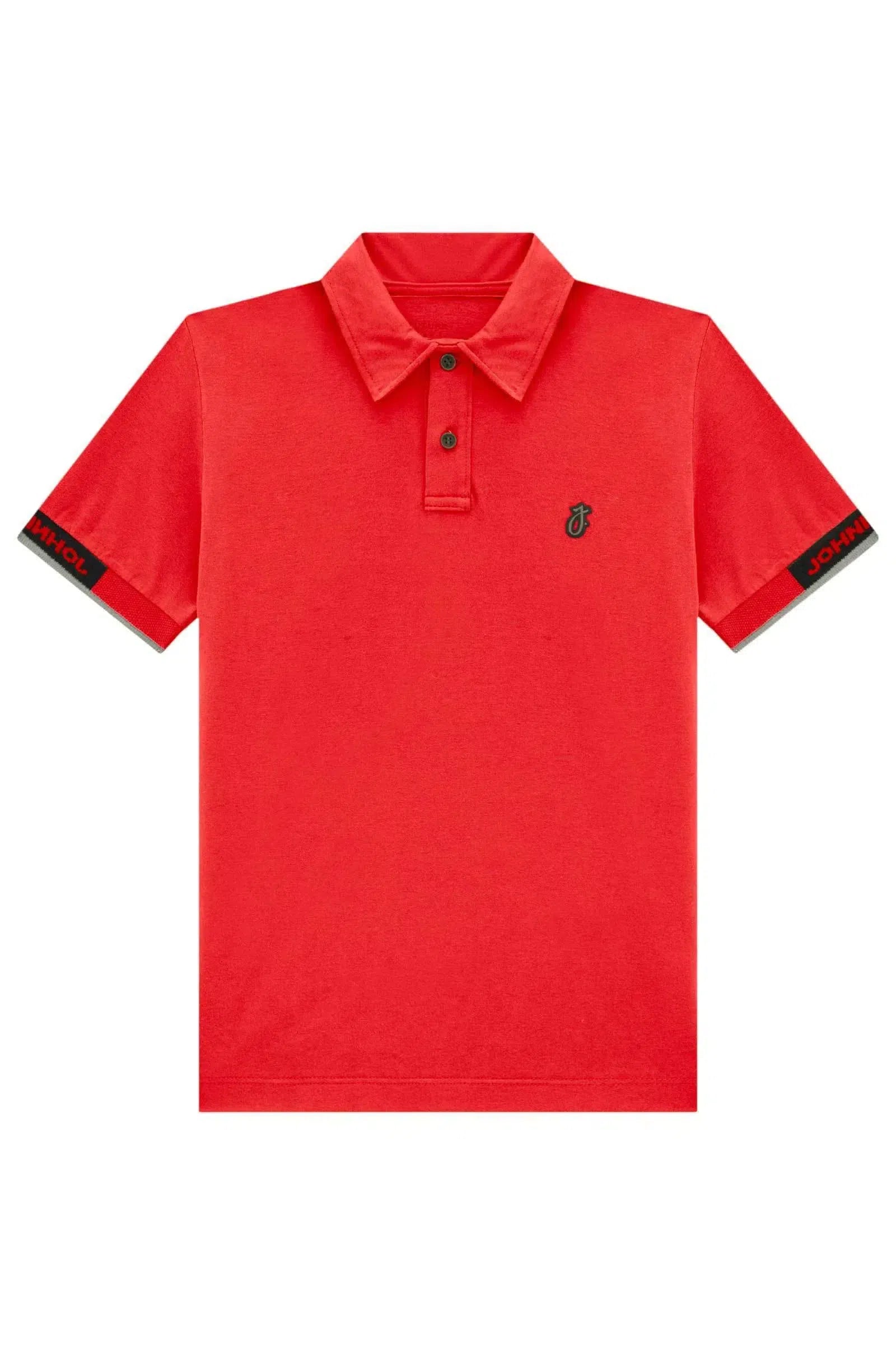 Camisa Polo em Meia Malha 80109 Johnny Fox Teen Menino