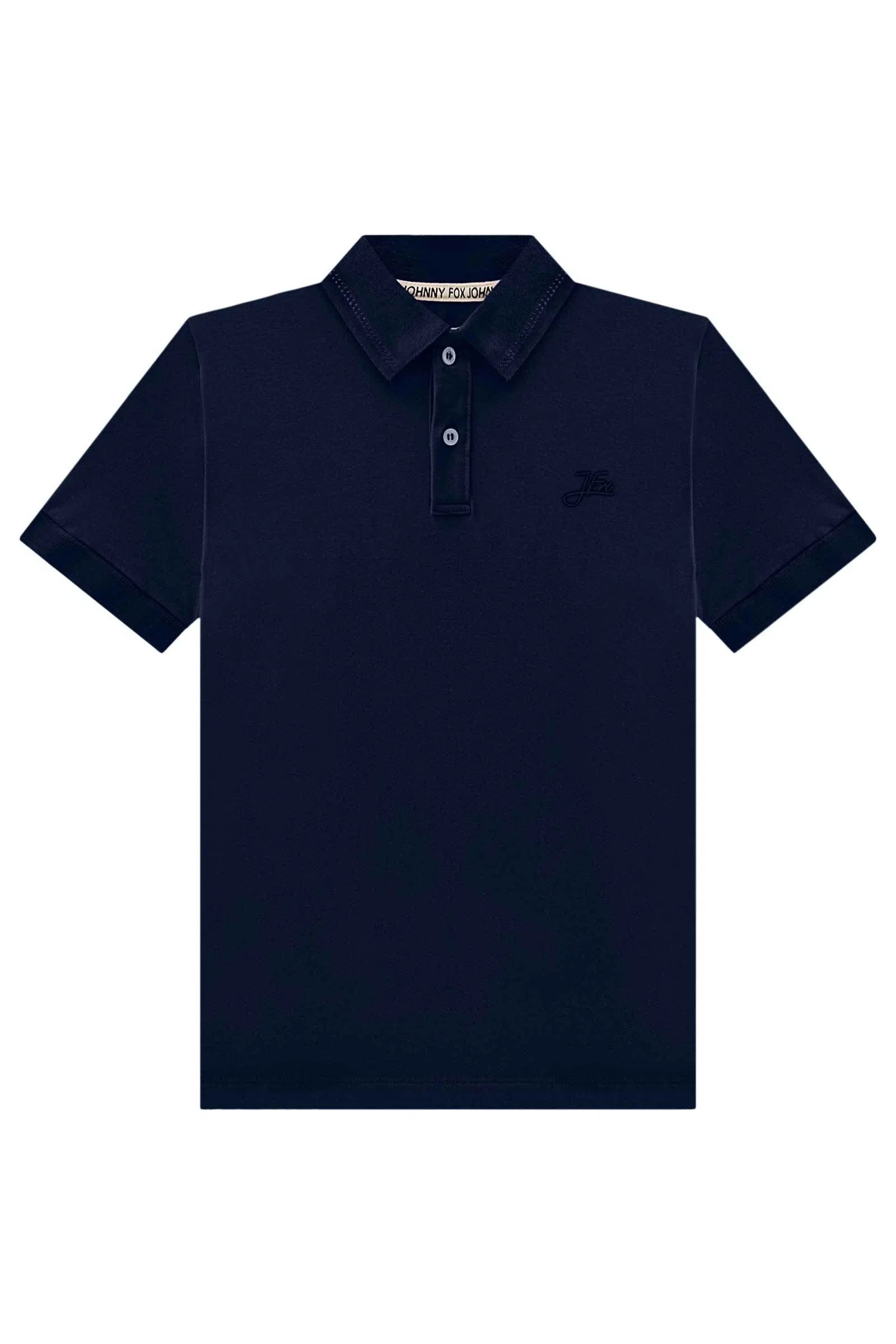 Camisa Polo em Piquet com Elastano 73613 Johnny Fox