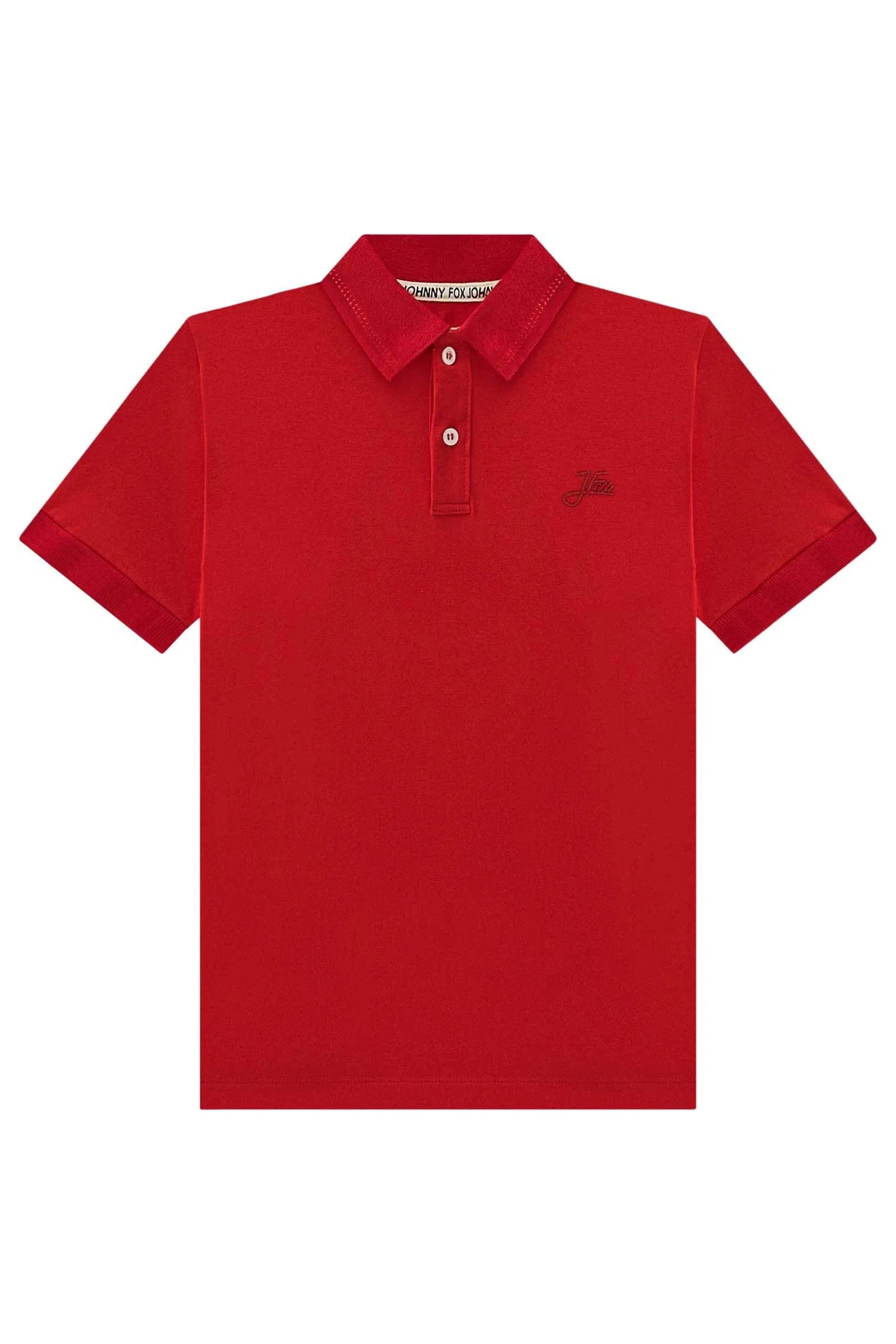 Camisa Polo em Piquet com Elastano 73613 Johnny Fox